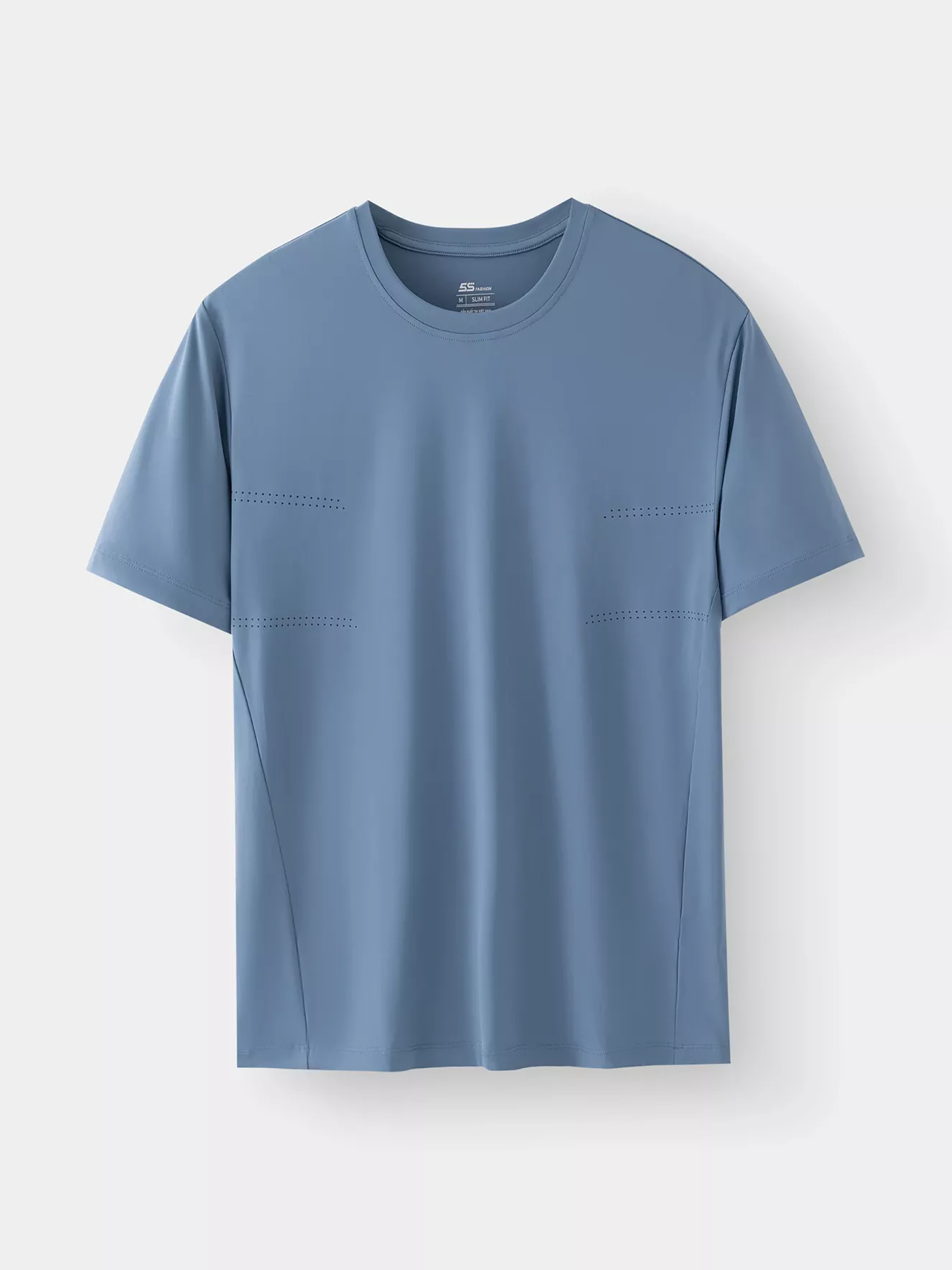 Áo Thun Nam Thể Thao 5S Fashion In Đơn Giản Phom Slimfit ATS25014