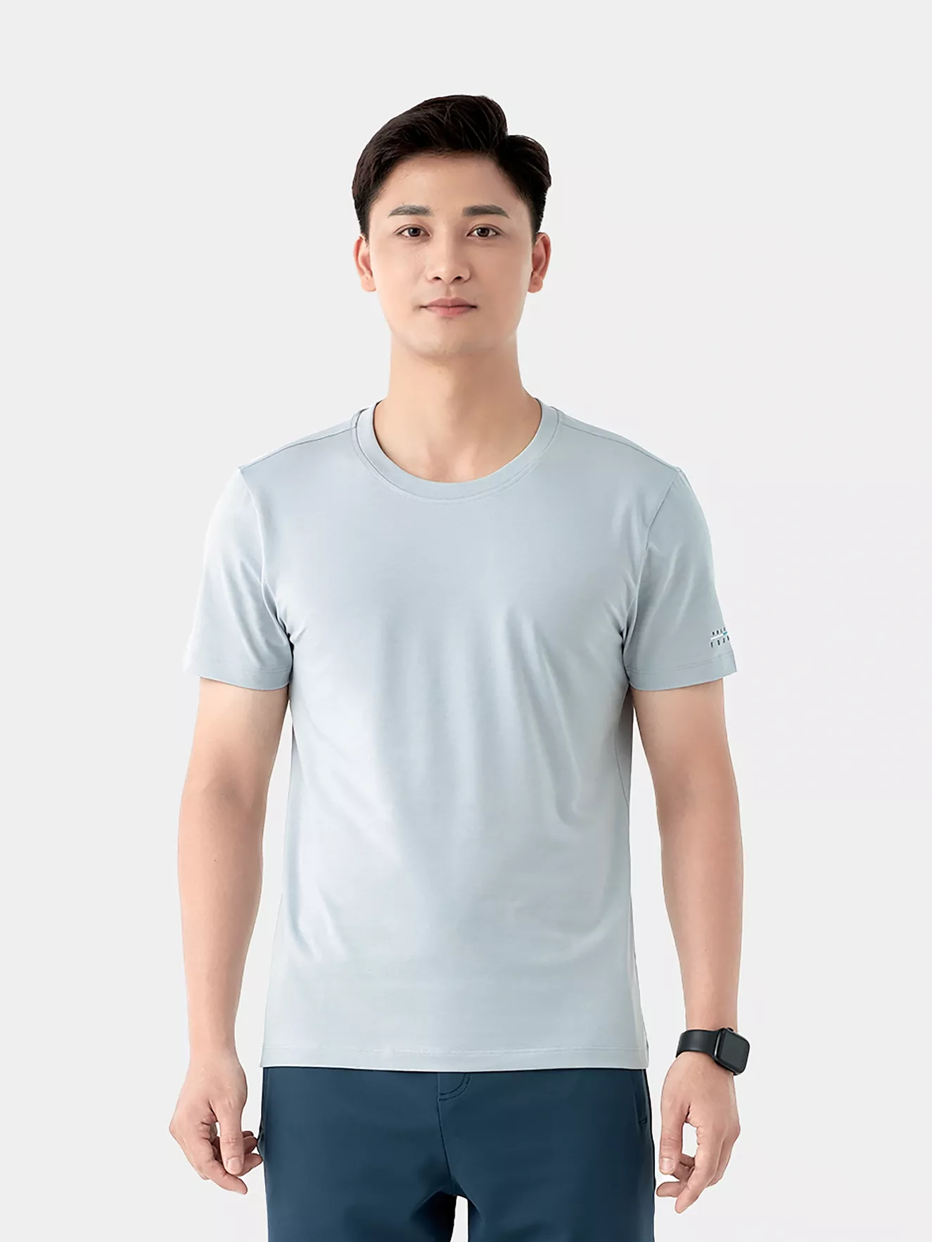 Áo Thun Nam 5S Fashion In Chữ Tay Slimfit ATS24032
