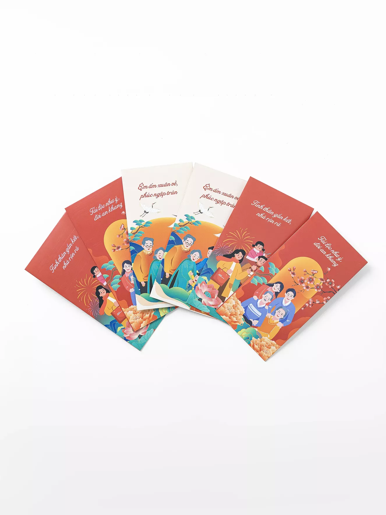 Combo 6 Chiếc Lì Xì Tết 2025 6C-YYLIXI2025