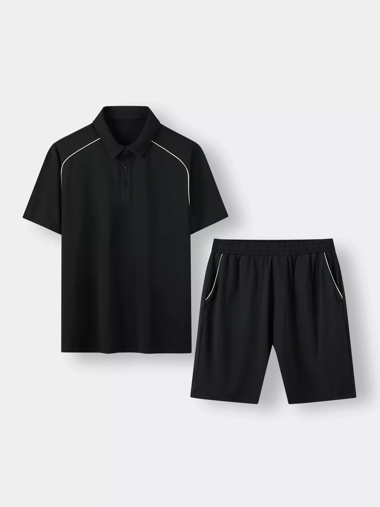 Bộ Polo Nam 5S Fashion SMART CASUAL Tay Raglan MBPL26009