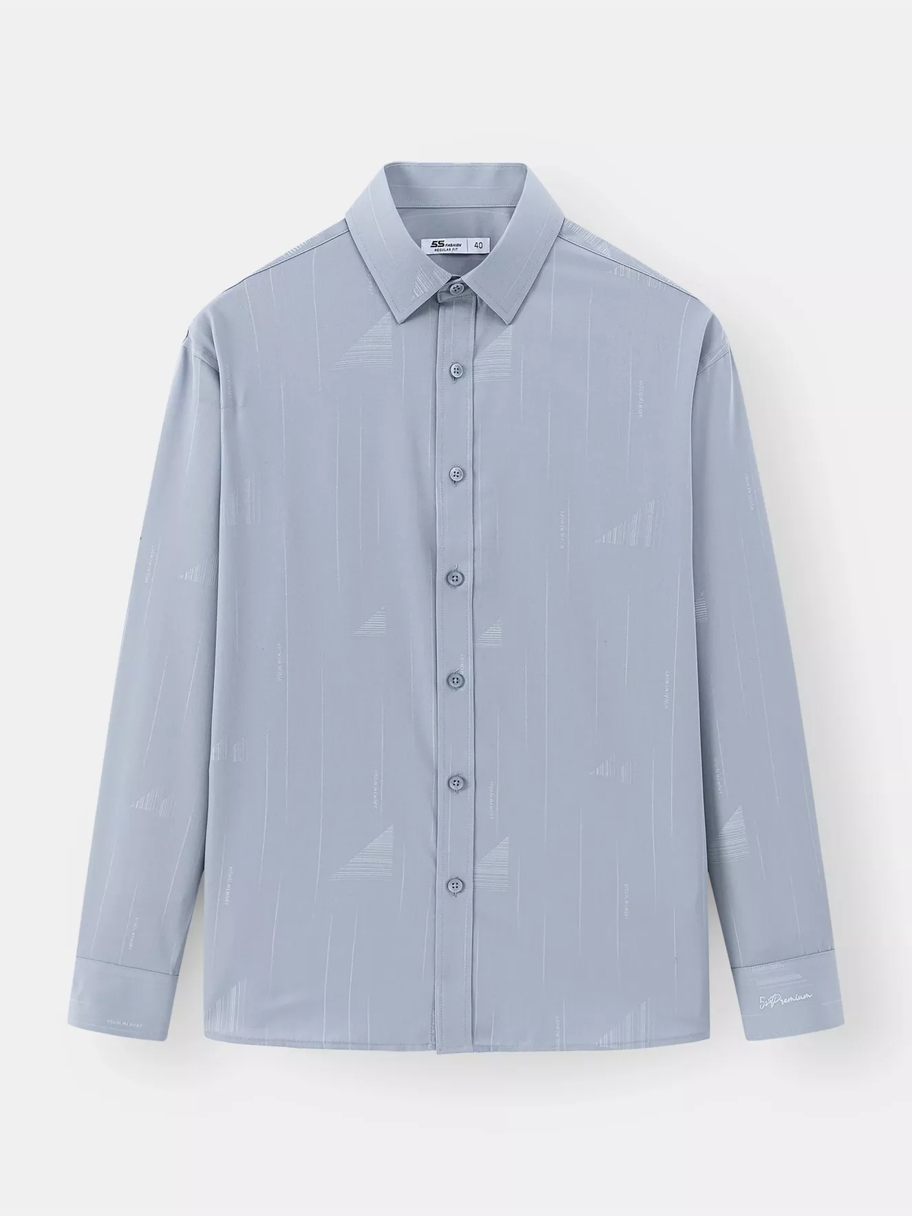 Áo Sơ Mi Nam Dài Tay Họa Tiết 5S Fashion Phom Regular ASM24022