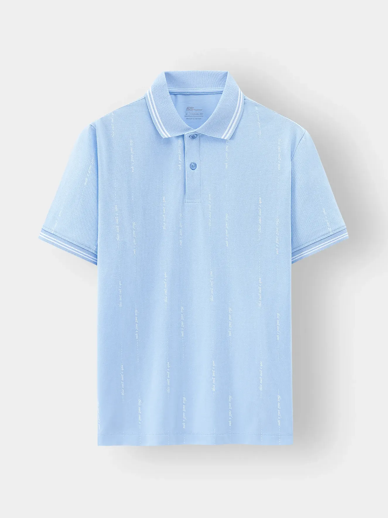 Áo Polo Nam 5S Fashion In Tràn Phom Casual APC24050