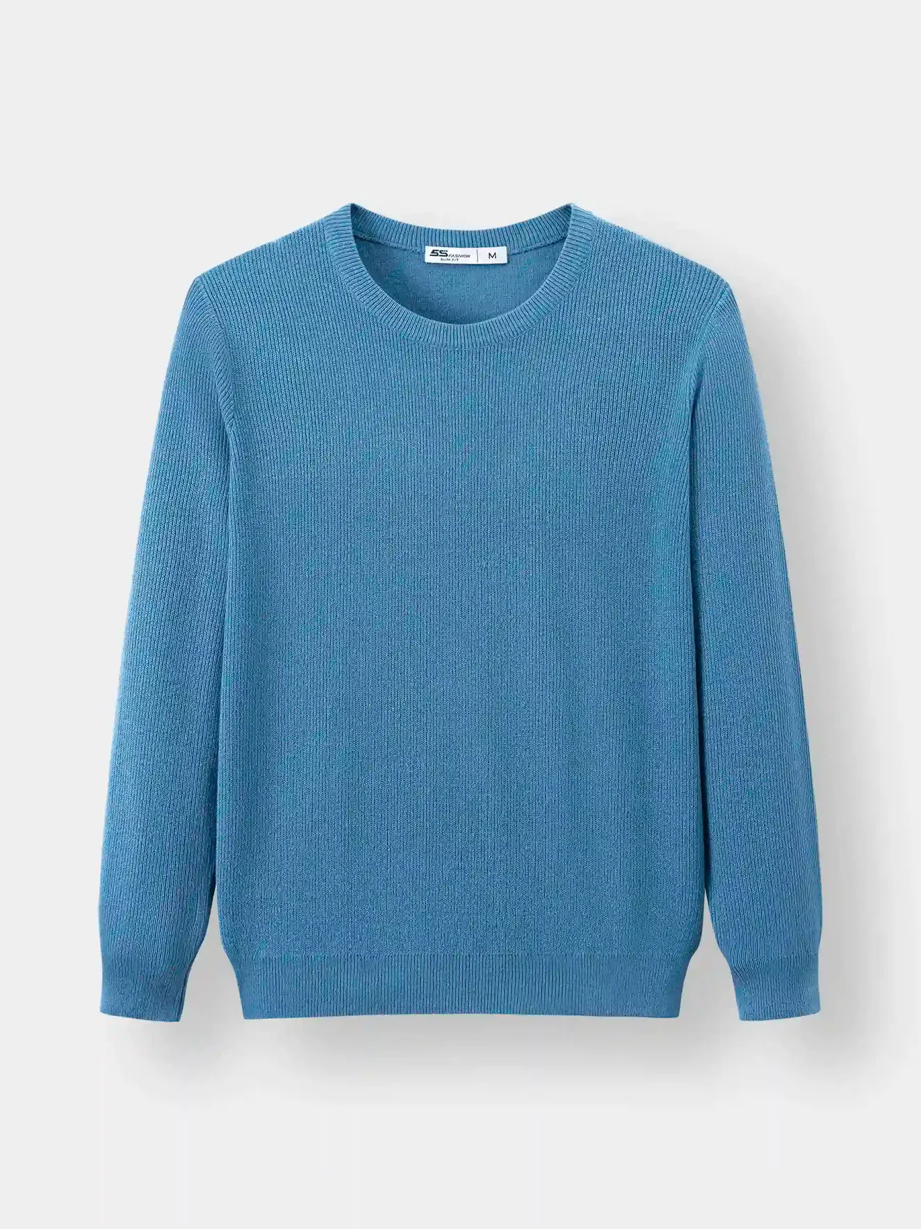 Áo Len Trơn Nam 5S Fashion Slim Fit ALO23004