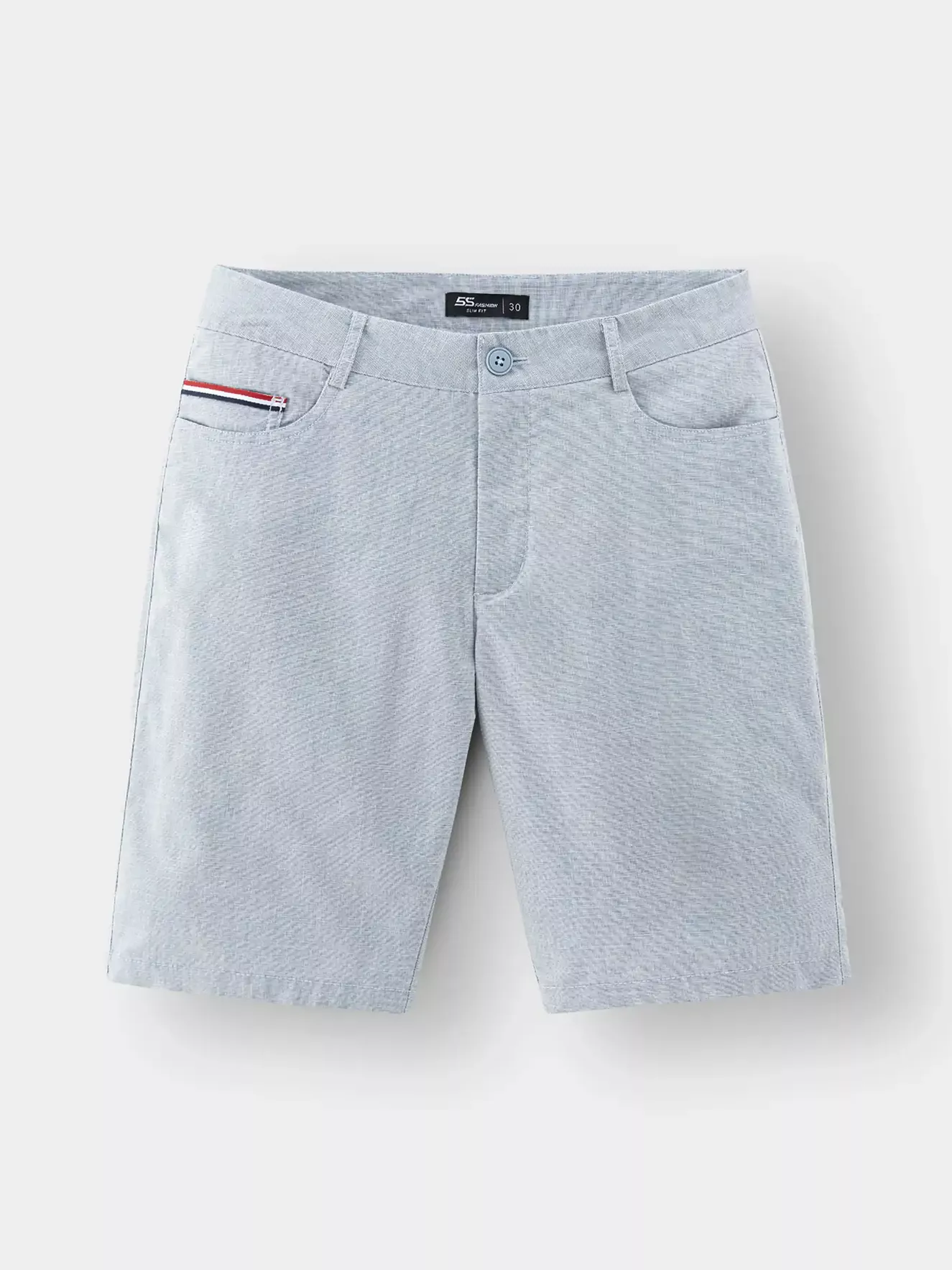 Quần Short Kaki Nam 5S Fashion Trơn Slimfit QSK24001