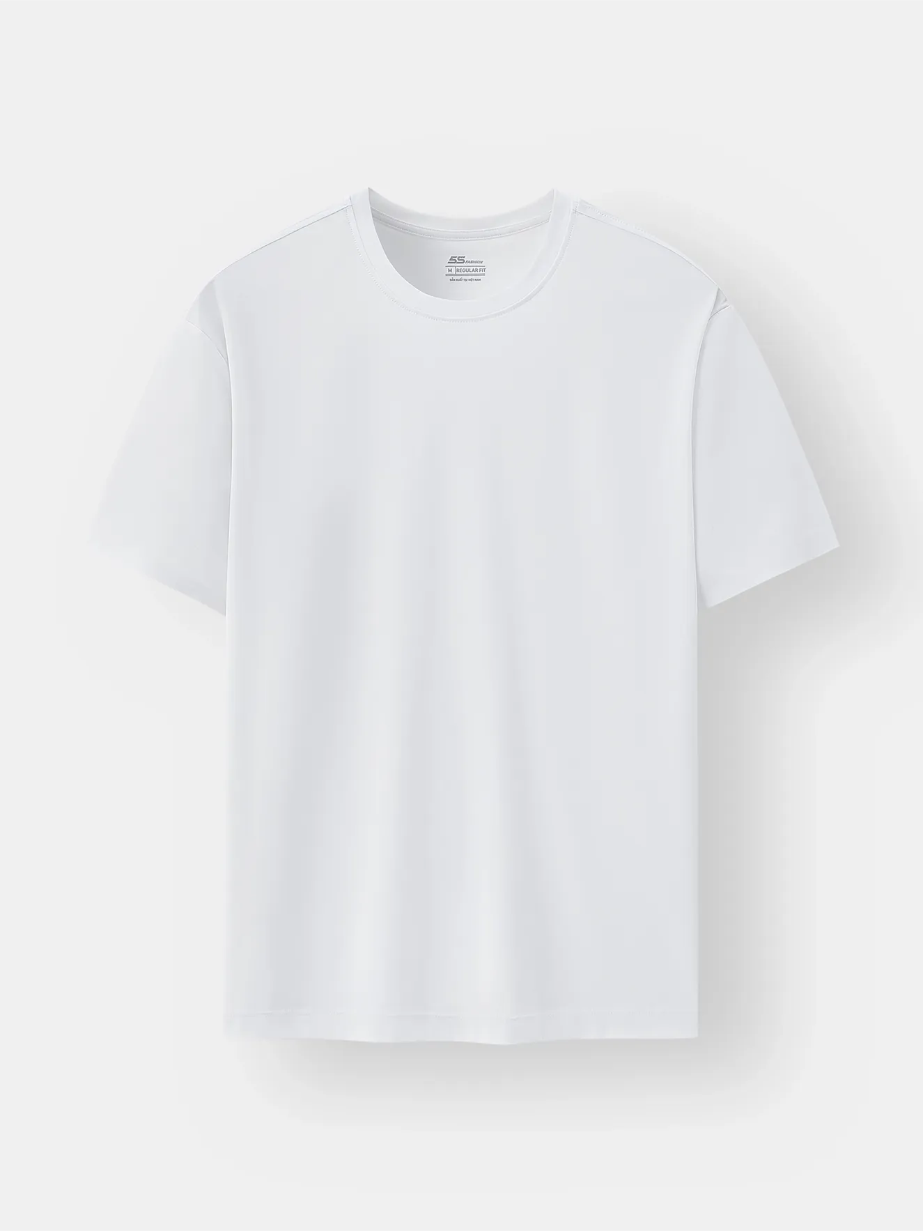 Áo Thun Nam Ngắn Tay Seamless 5S Fashion Trơn Regular ATS25017