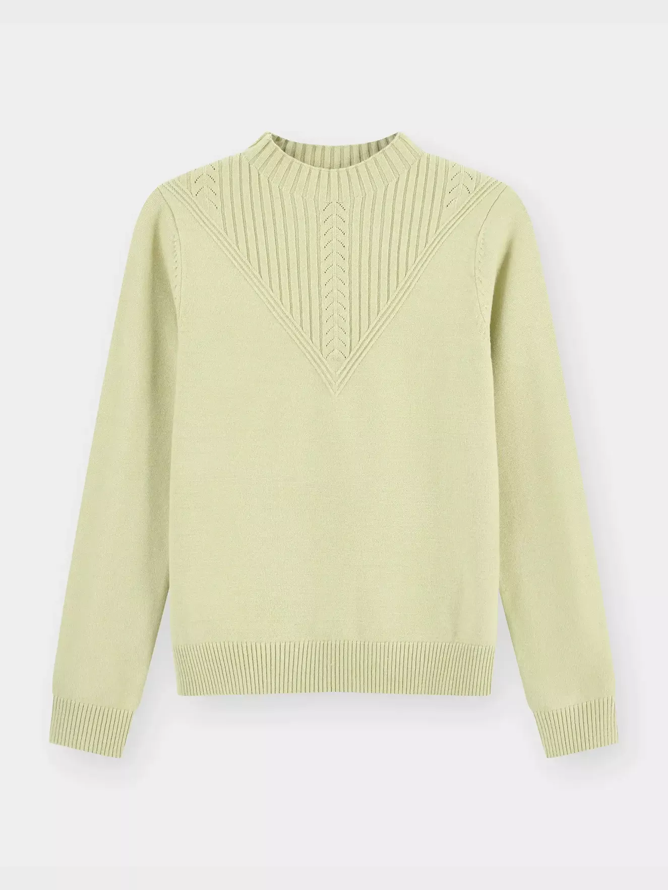 Áo Len Nữ Cổ 5 Phân 5S Fashion Dệt Họa Tiết W0ALE25002