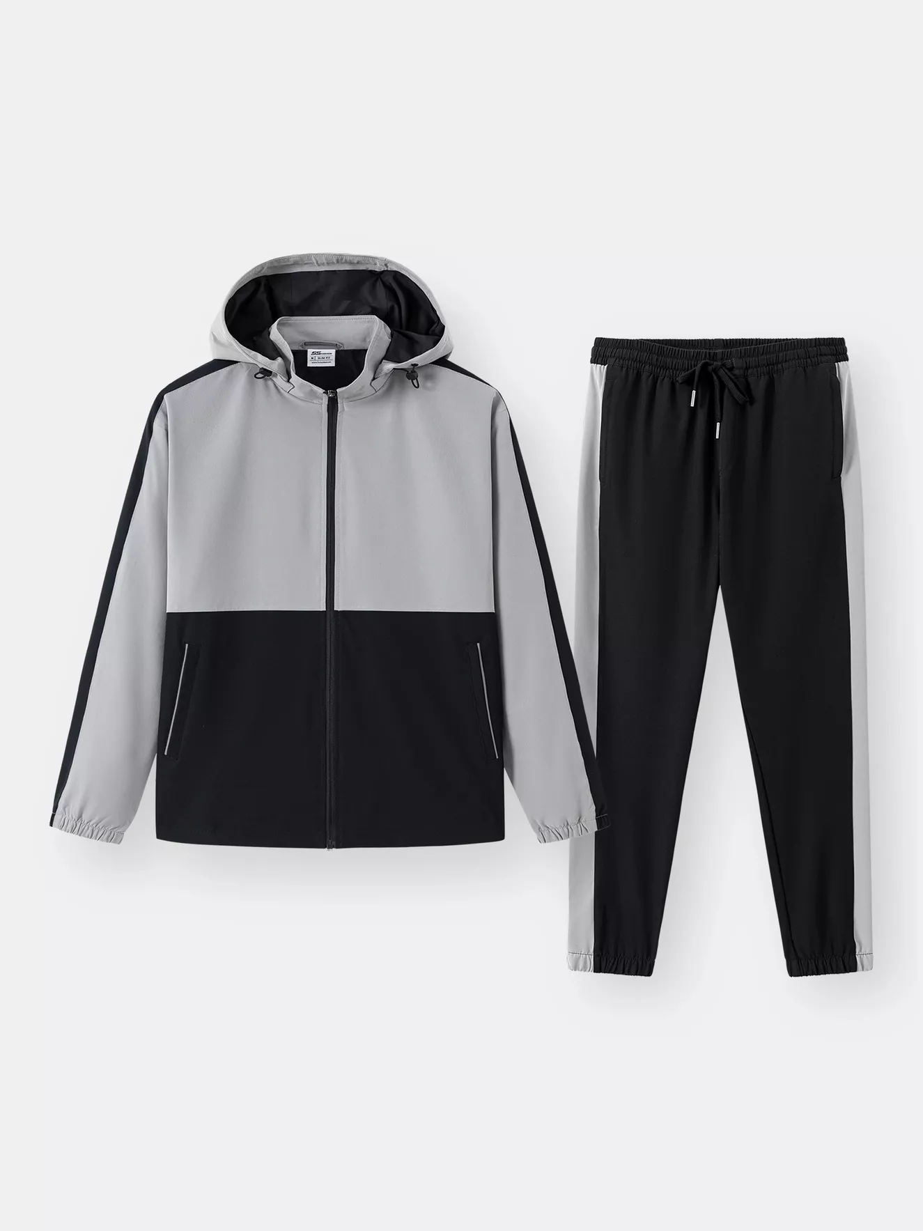 Bộ Quần Áo Gió Có Mũ 5S Fashion Can Phối Slimfit BOG24004