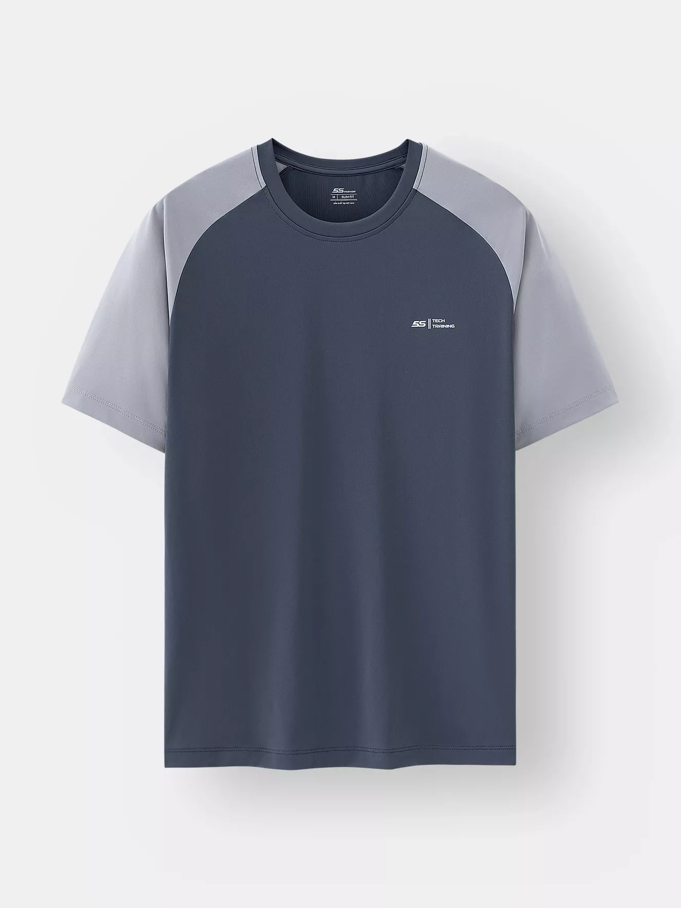 Áo Thun Nam Ngắn Tay 5S Fashion Tay Raglan Slimfit ATS25055