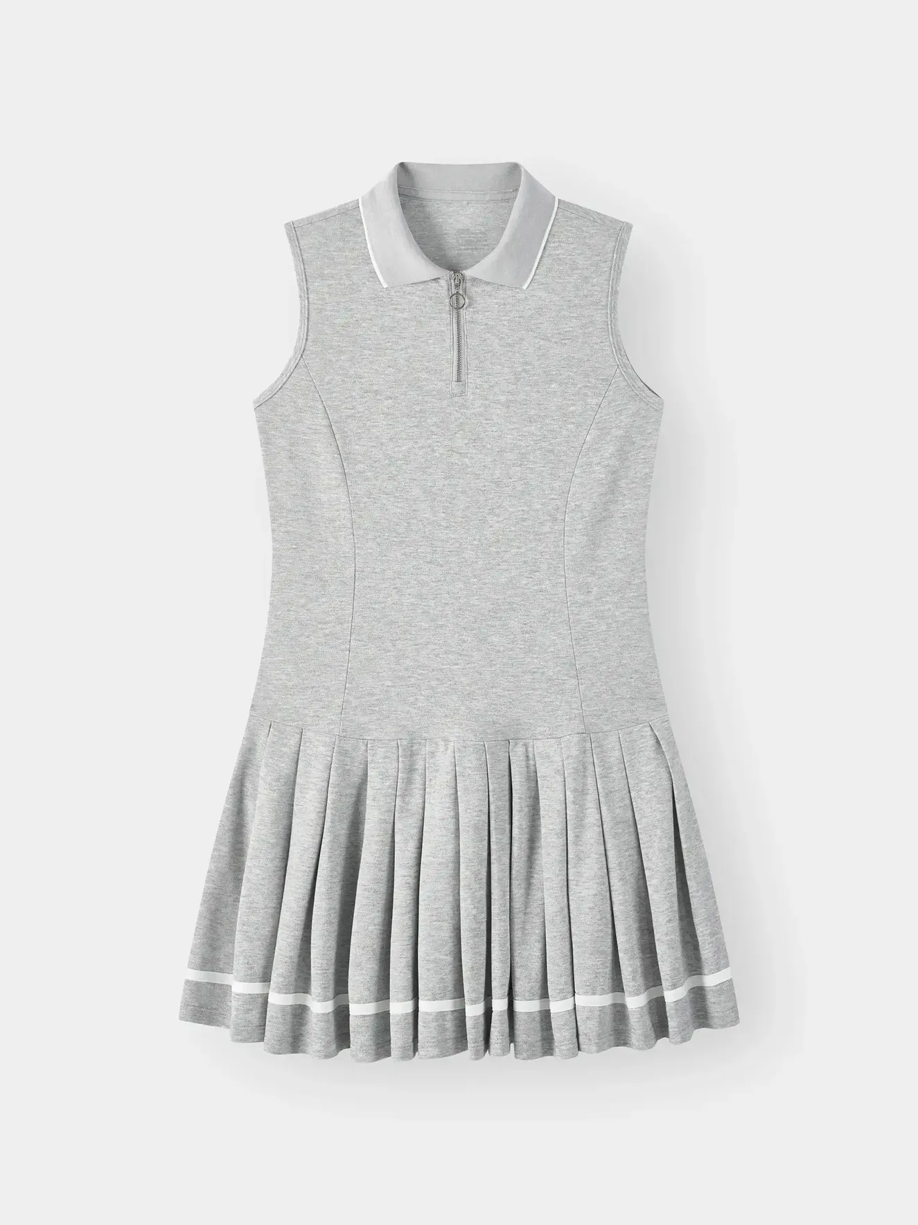 Váy Nữ Sát Nách Cổ Khóa 5S Fashion Kiêu Xếp Ly Thời Thượng W0VAY26002