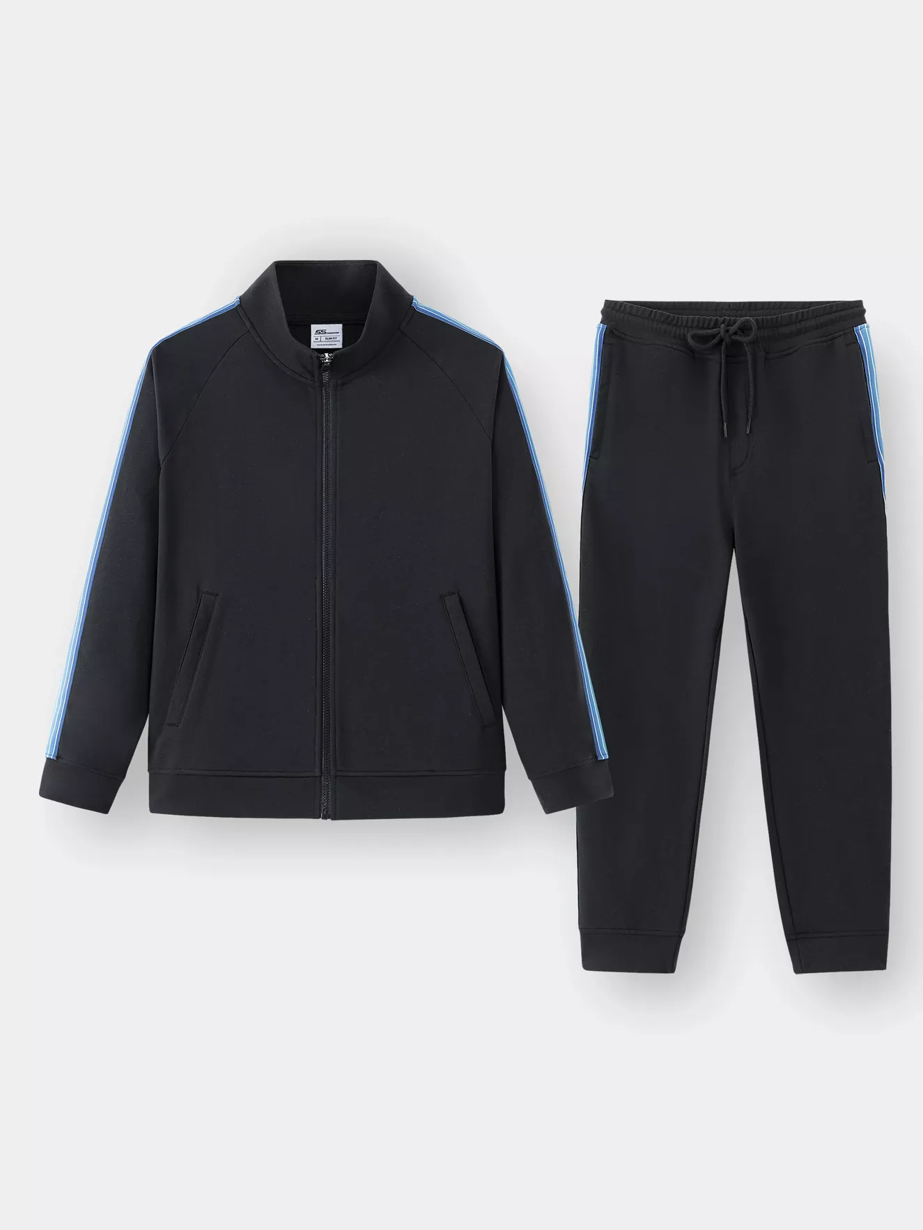 Bộ Quần Áo Nam Cổ Trụ Kéo Khóa Chất Nỉ 5S Fashion BNK23002