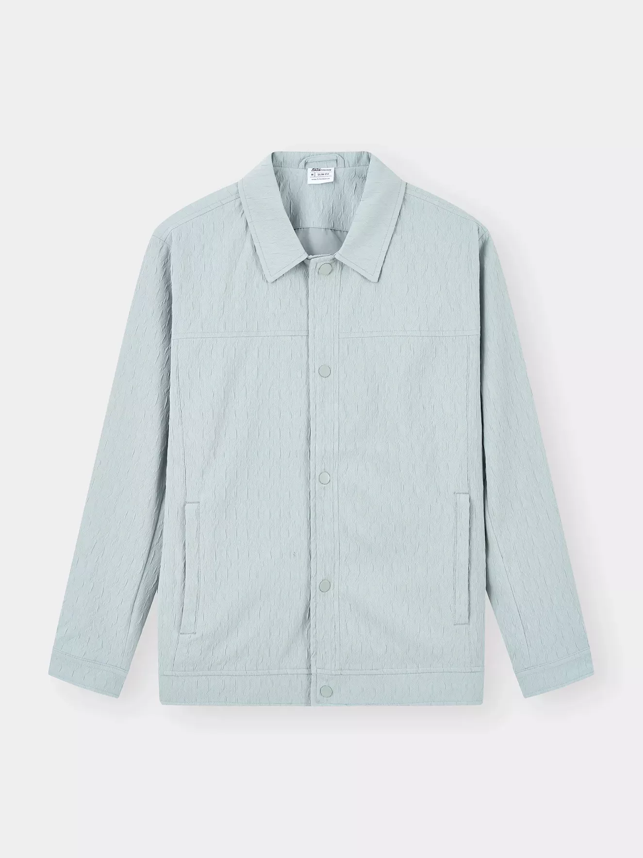 Áo Khoác Thời Trang Nam 5S Fashion Cổ Đức Dệt Hiệu Ứng M0AKH25018