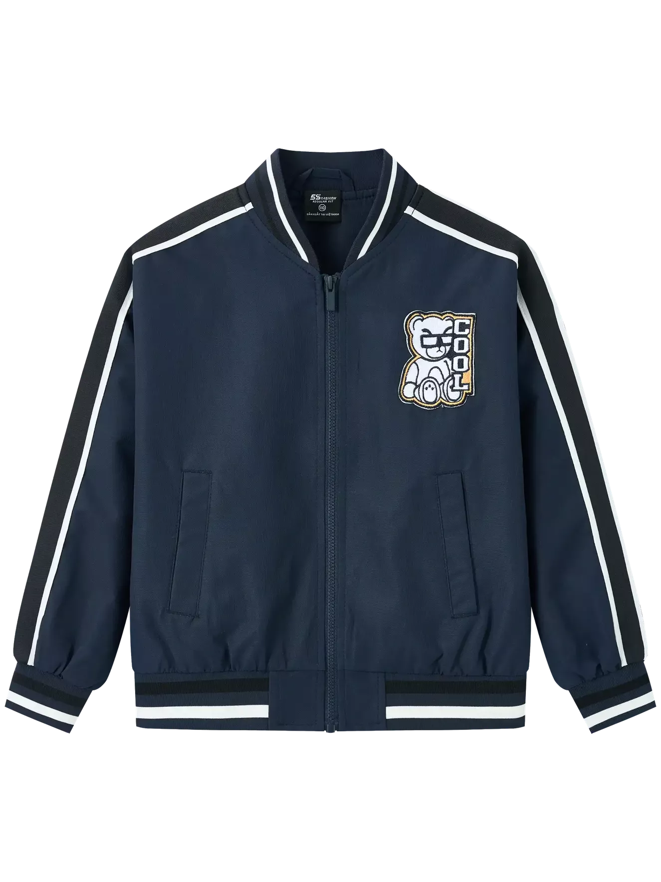 Áo Khoác Bomber Bé Trai 5S Fashion Logo Thêu B0AKB25001-B0AKB25101