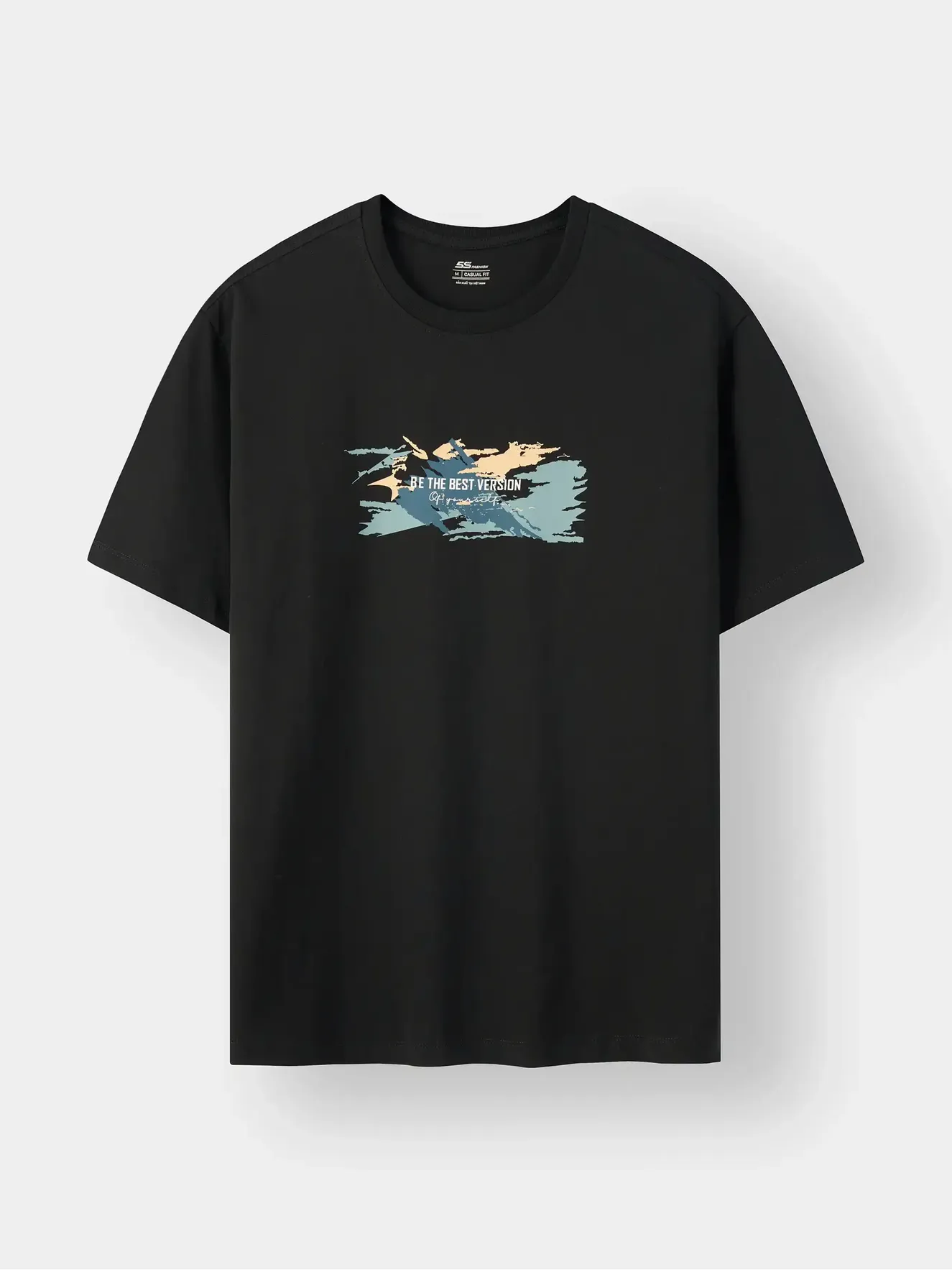 Áo Thun Nam Cotton 5S FASHION In Phong Cách Phom Casual M0ATS26008