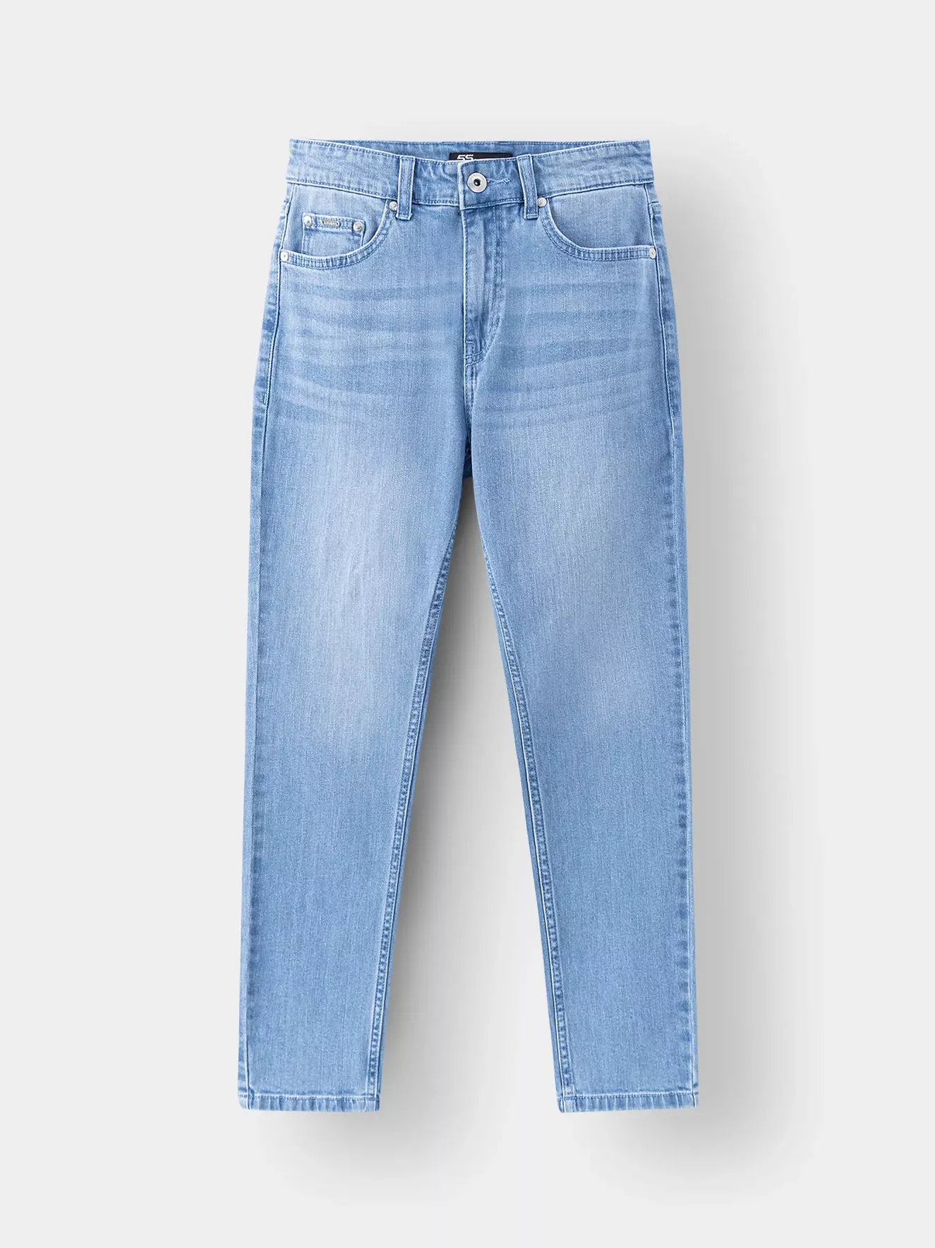 Quần Jean Nam Cotton 5S Fashion Tone Xanh Slimfit QJE24006