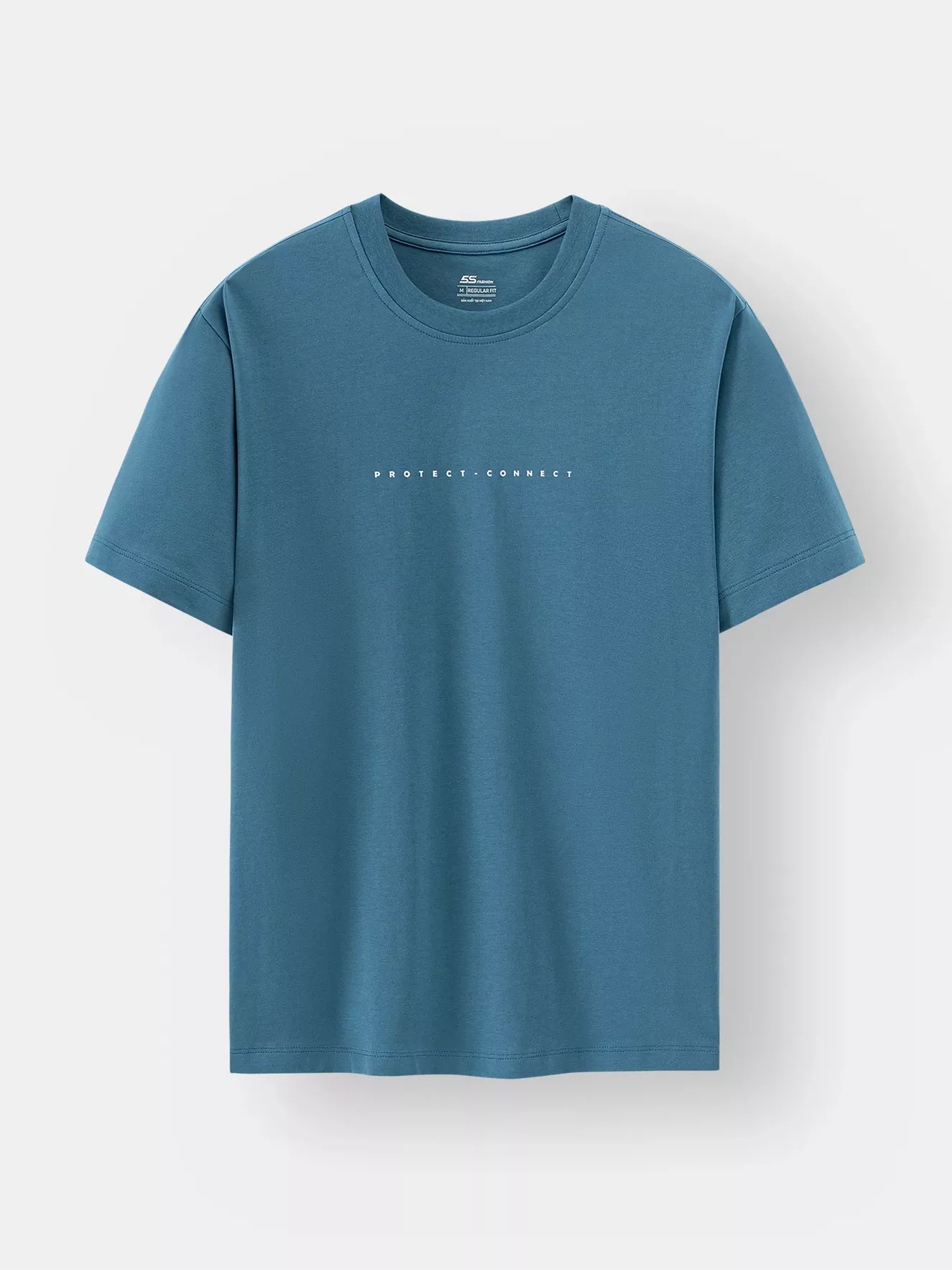 Áo Thun Nam 5S Fashion Cotton Basic Phom Regular ATS24034