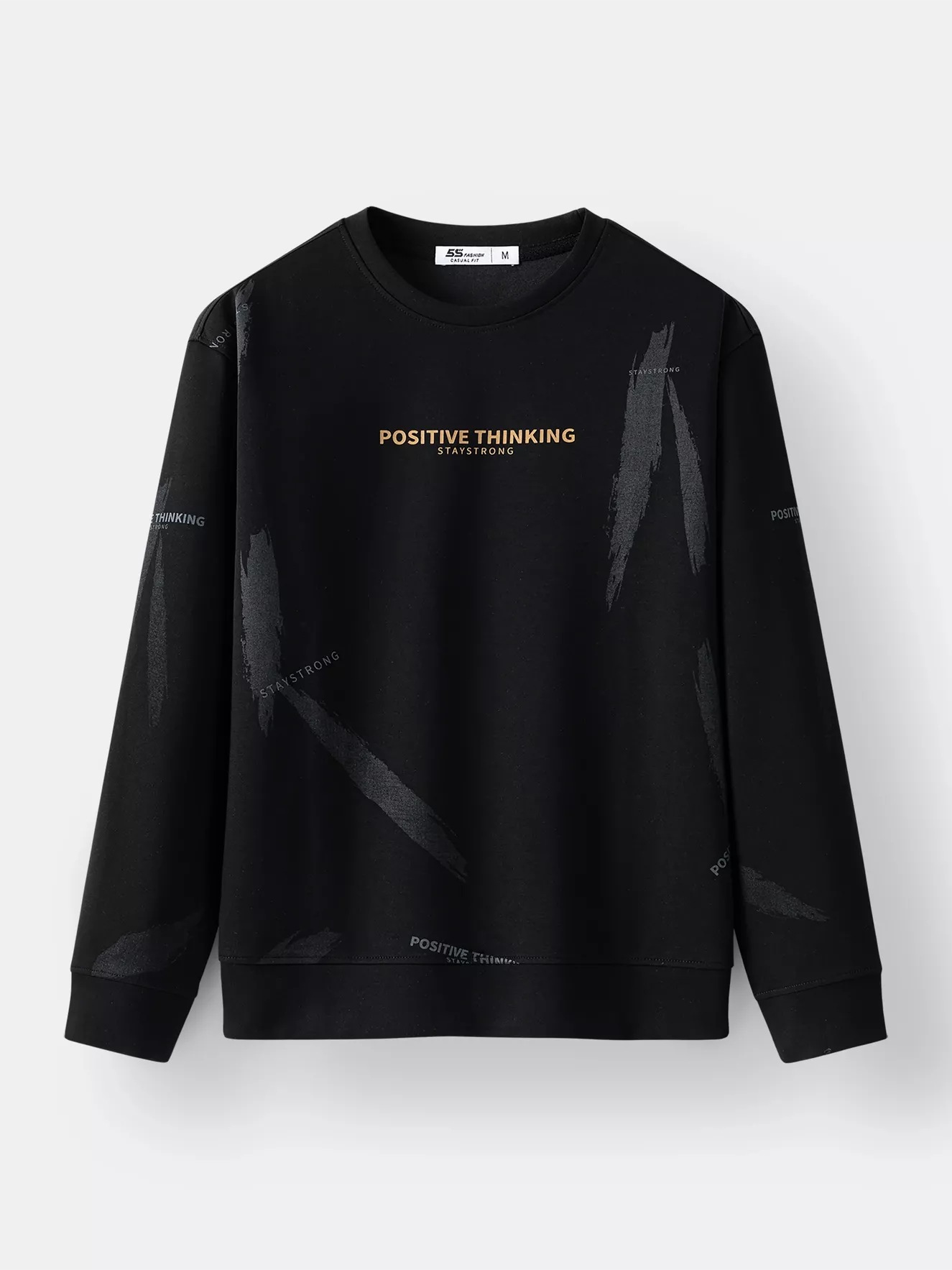 Áo Nỉ Nam Thu Đông Họa Tiết 5S Fashion Phom Casual ANI24005