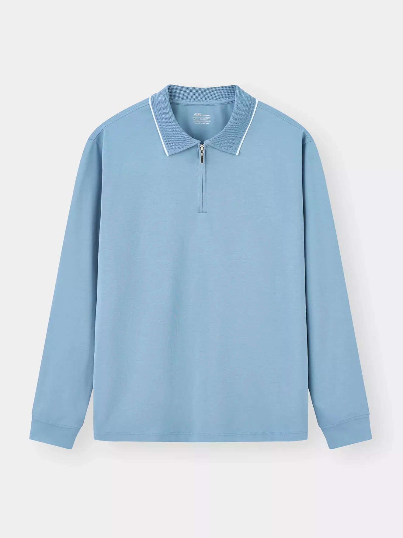 Áo Polo Nam Dài Tay 5S Fashion Cổ Khóa Cao Cấp M0APD25002