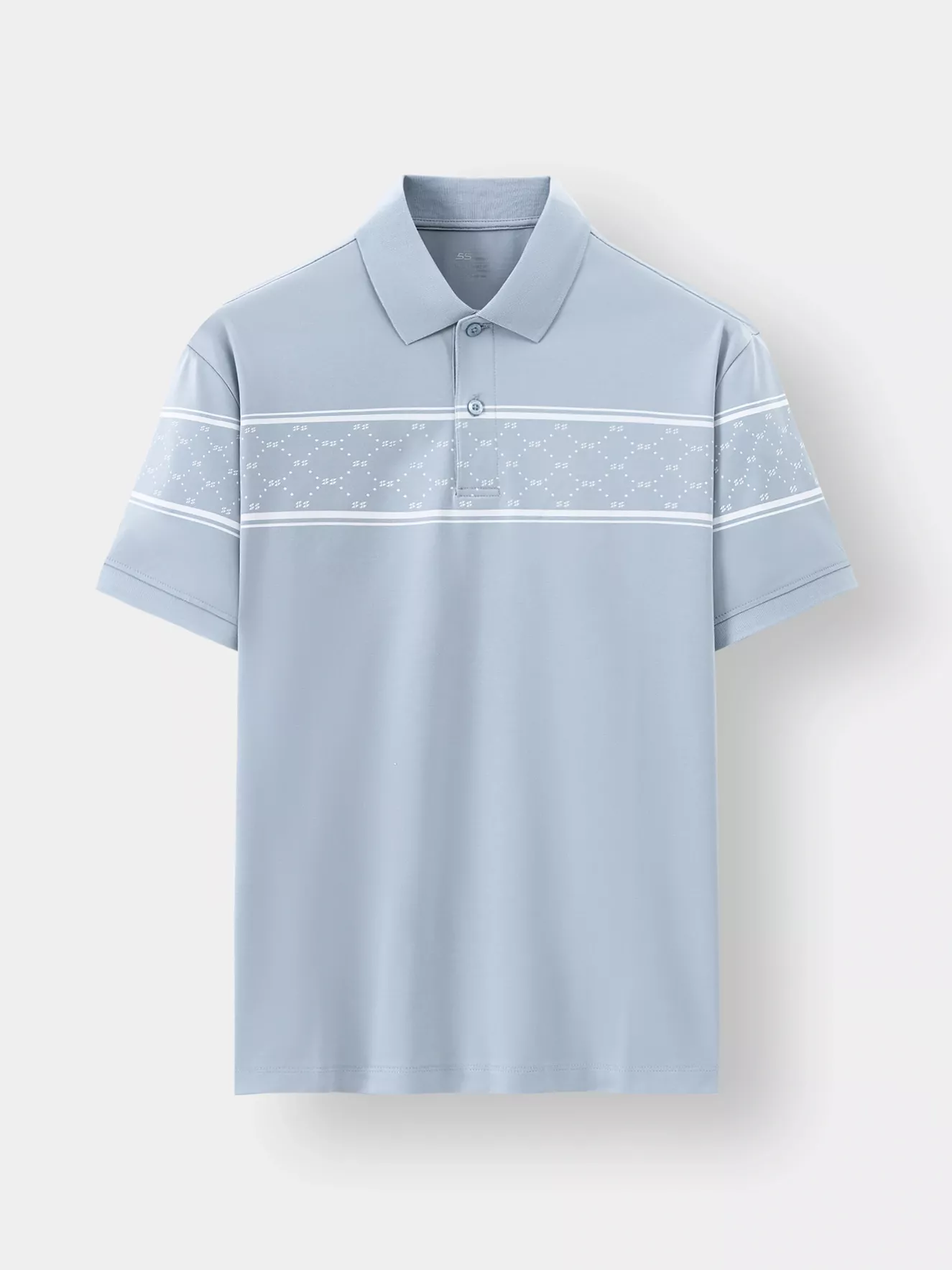 Áo Polo Nam 5S Fashion Họa Tiết Monogram Casual APC24027