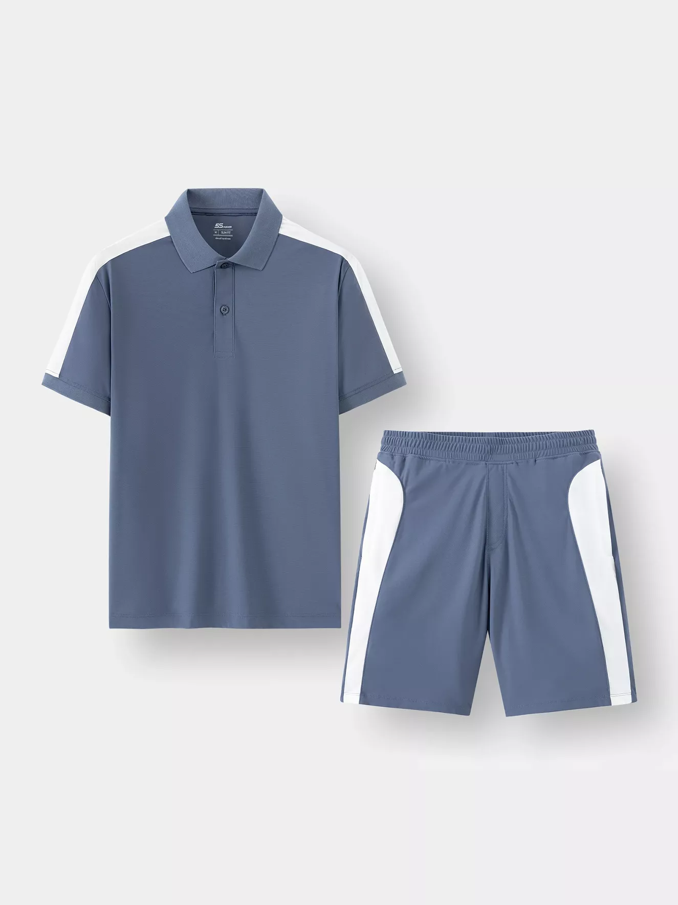 Bộ Quần Áo Thể Thao Nam 5S Fashion Can Phối Phom Slimfit BAPC24005-BQST24005