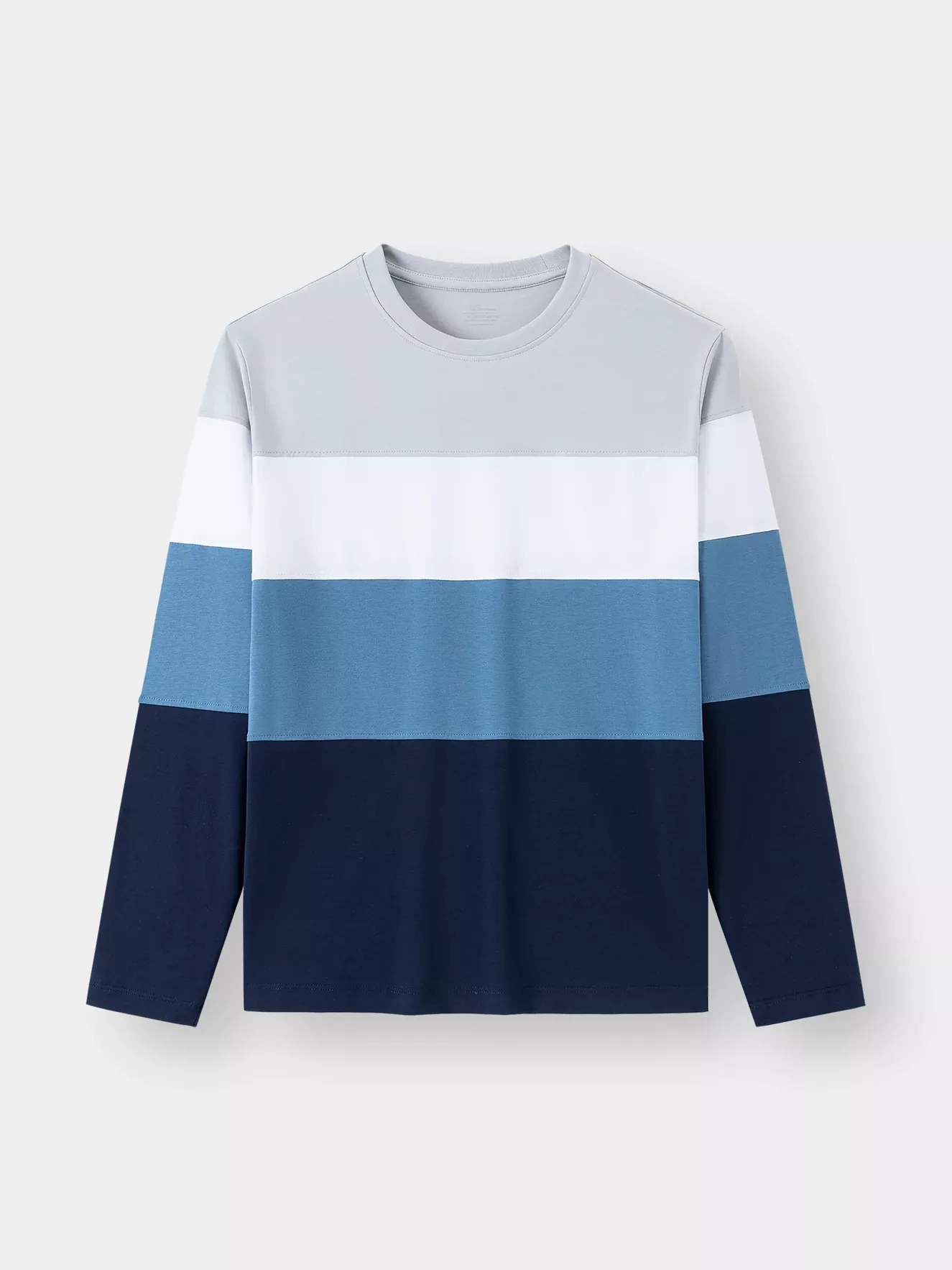 Áo Thun Nam Dài Tay 5S Fashion Sọc Ngang Form Regular Fit ATO23003