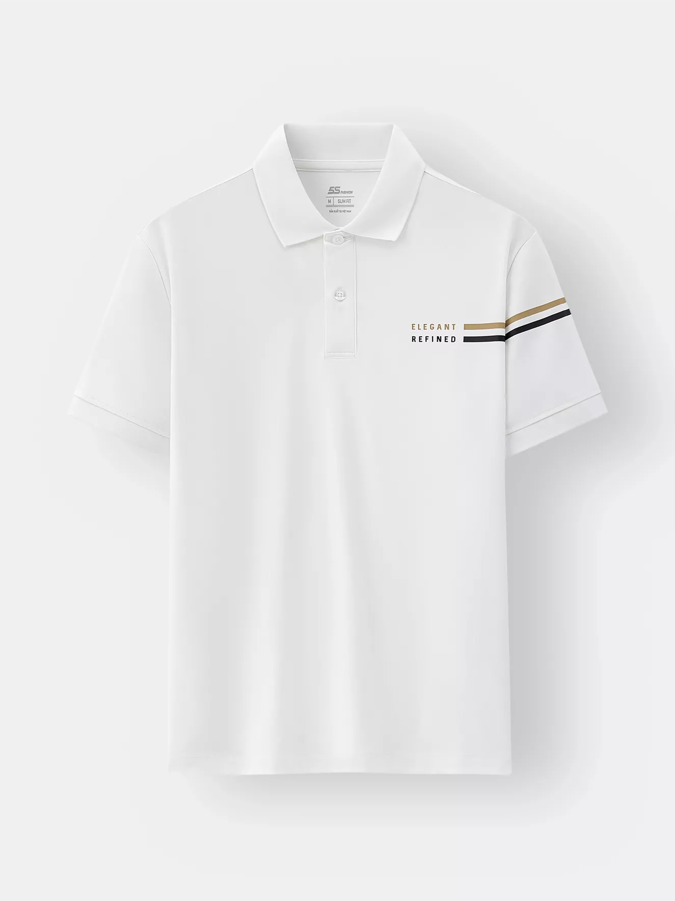 Áo Polo Nam 5S Fashion Elegant In Đơn Giản Slimfit APC25044