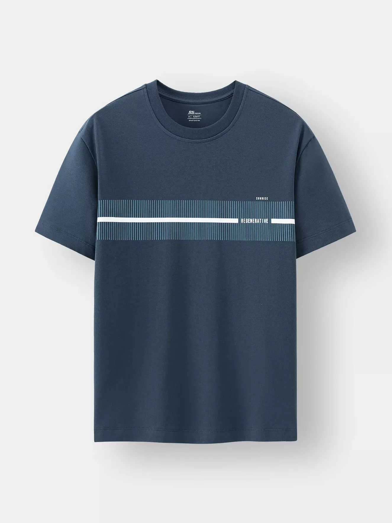 Áo Thun Nam Ngắn Tay 5S FASHION In Cao Cấp Slimfit ATS24021