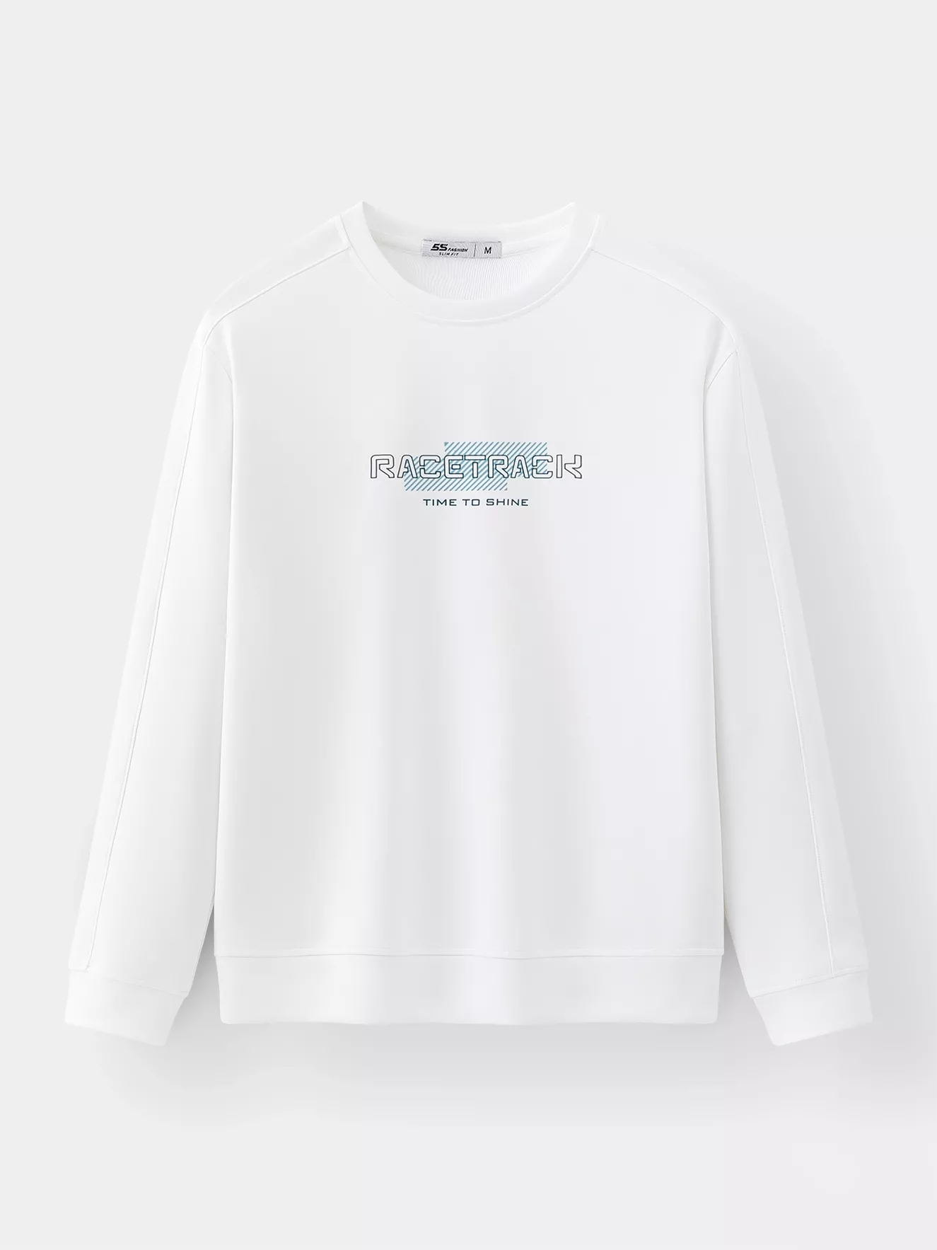 Áo Nam Dài Tay Chất Nỉ 5S Fashion In Chữ Slimfit ANI24002