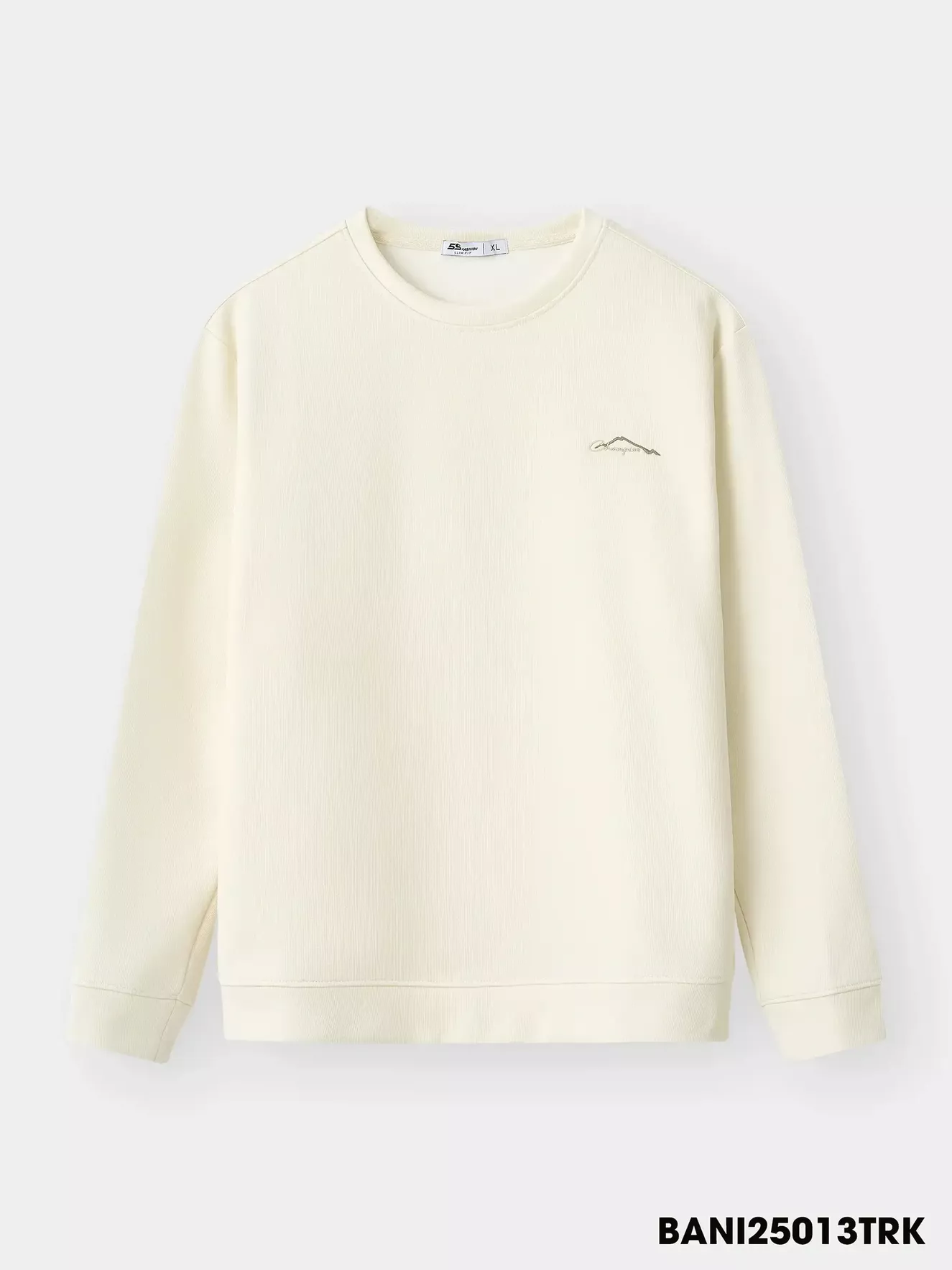 Áo Nỉ Nam S-WARM 5S Fashion Thêu Họa Tiết Phom Slimfit MBANI25013