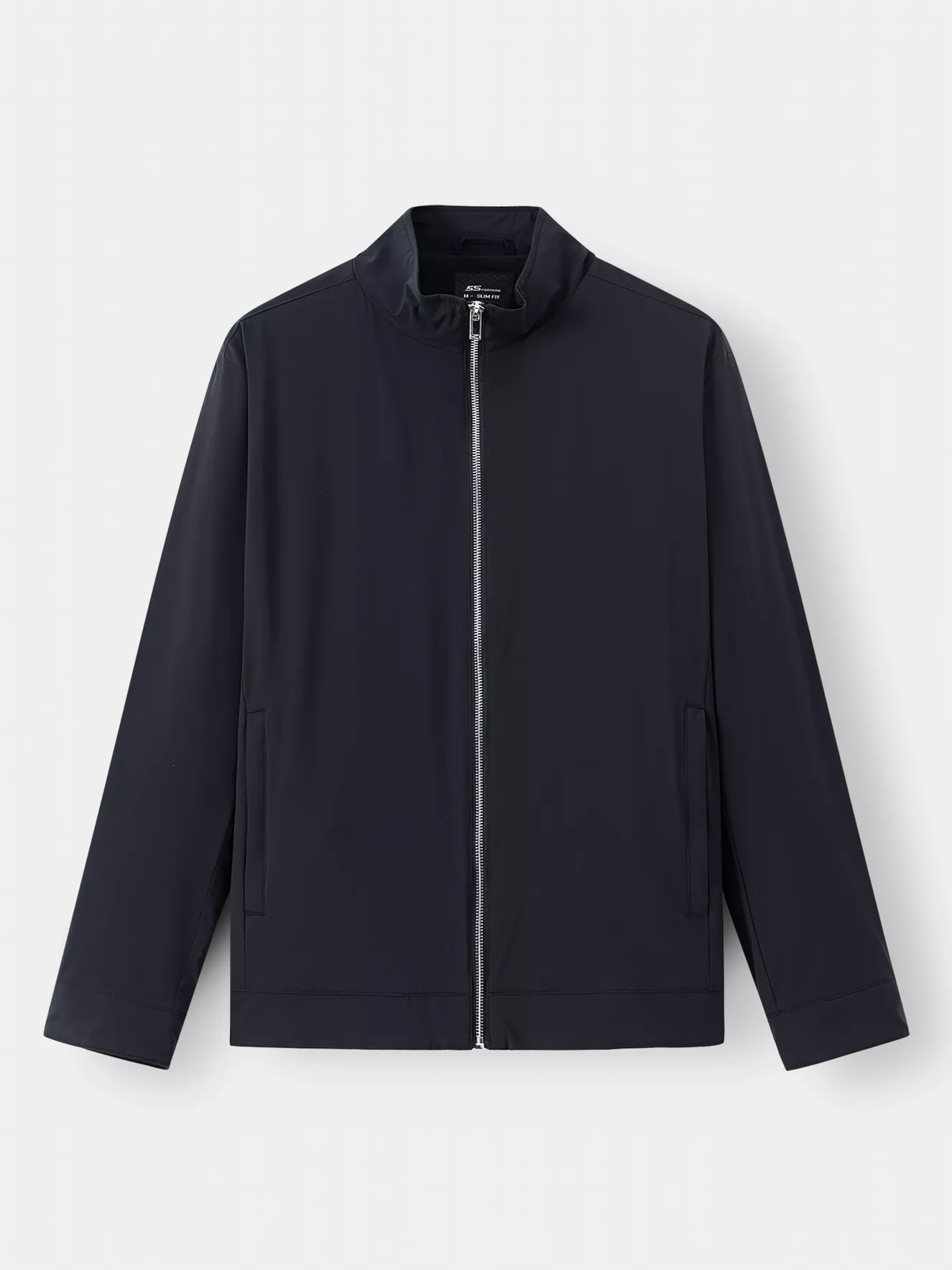 Áo Khoác Thời Trang Nam 5S Fashion Cổ Trụ Lót Nỉ Basic AKH24040