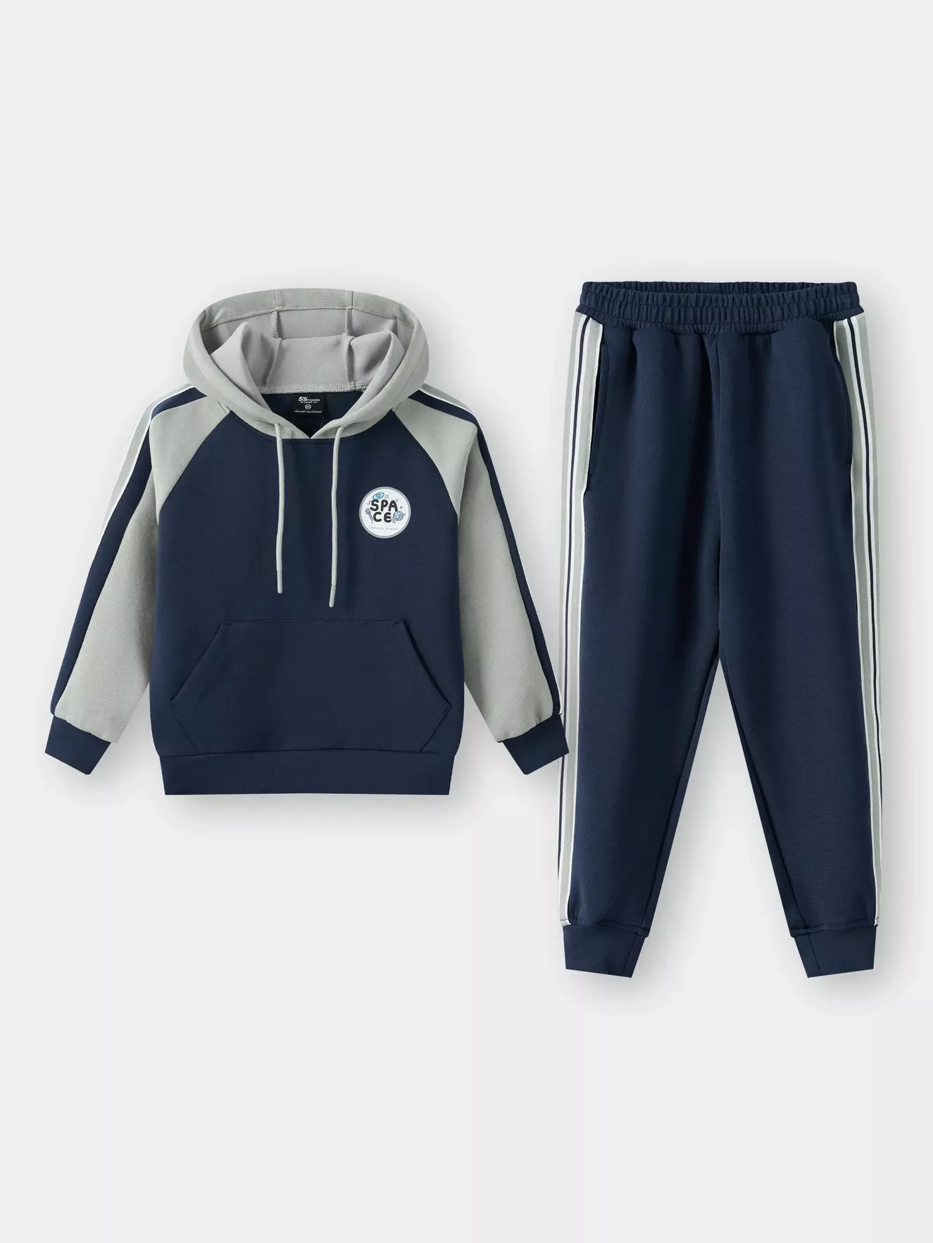 Bộ Nỉ Bé Trai Hoodie 5S Fashion Can Phối Cá Tính BBNI25004