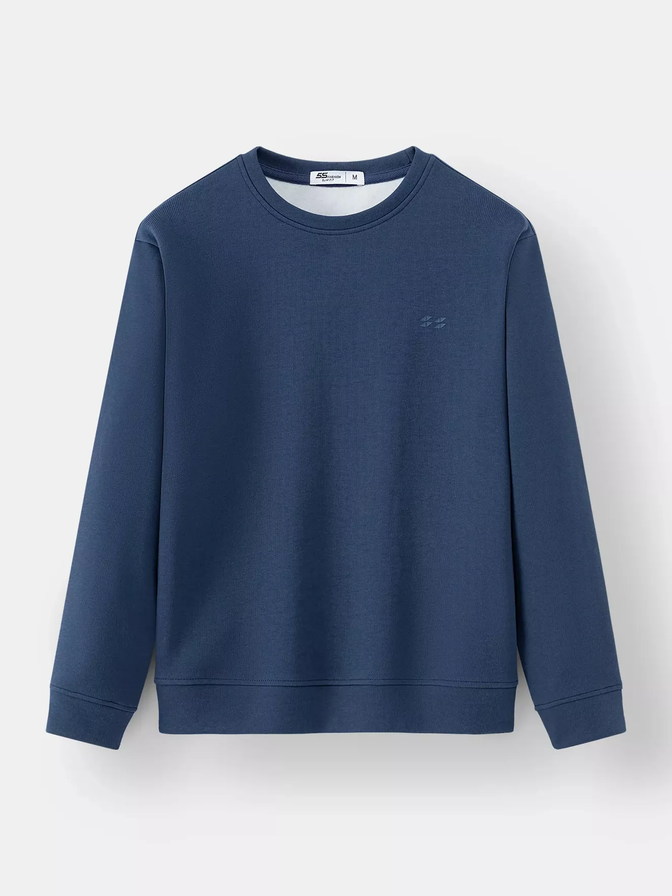 Áo Nỉ Nam Dài Tay 5S Fashion In Logo Basic Slimfit BANI24001