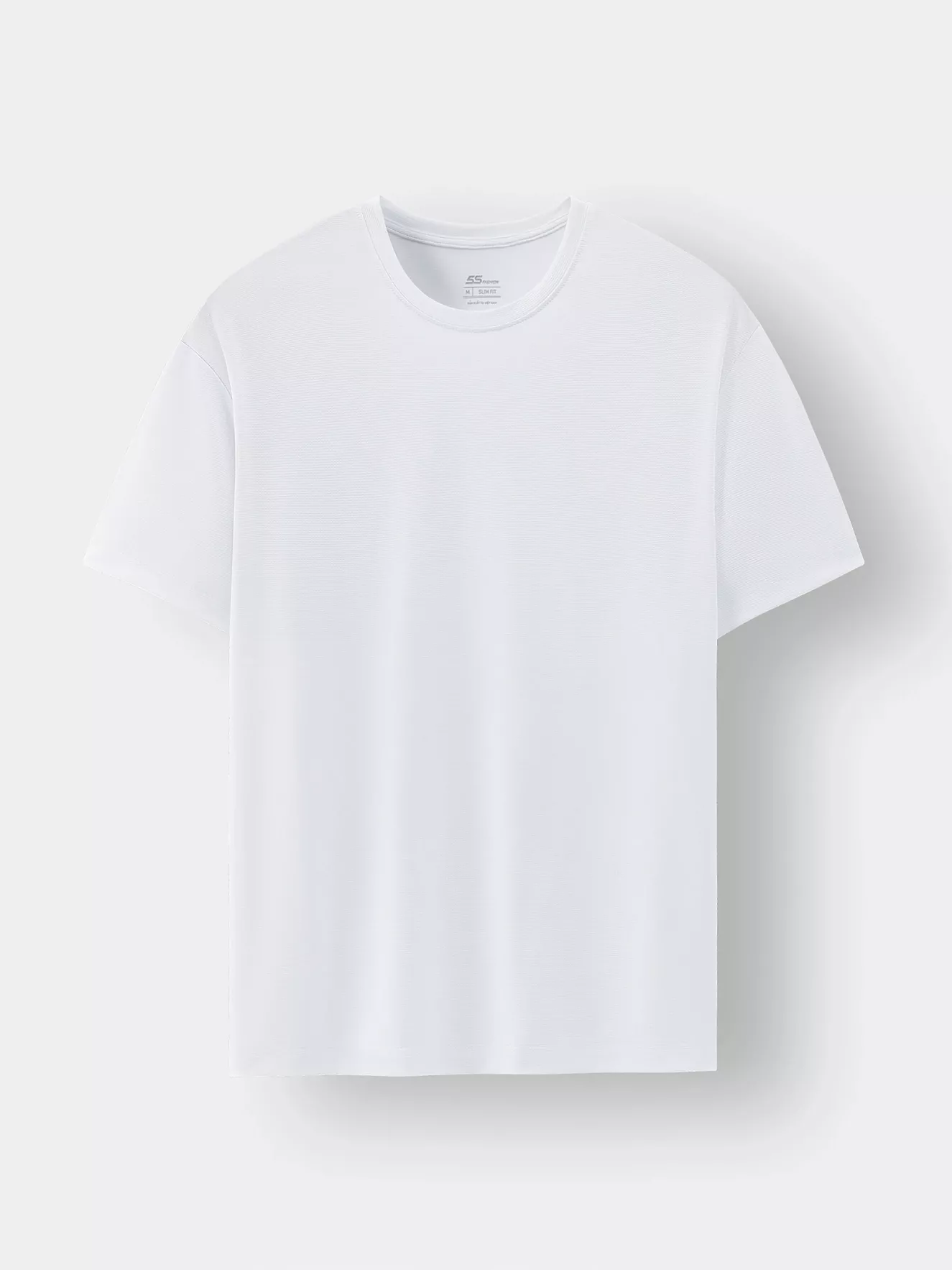 Áo Thun Nam Ngắn Tay 5S Fashion Sport Trơn Slimfit ATS24050