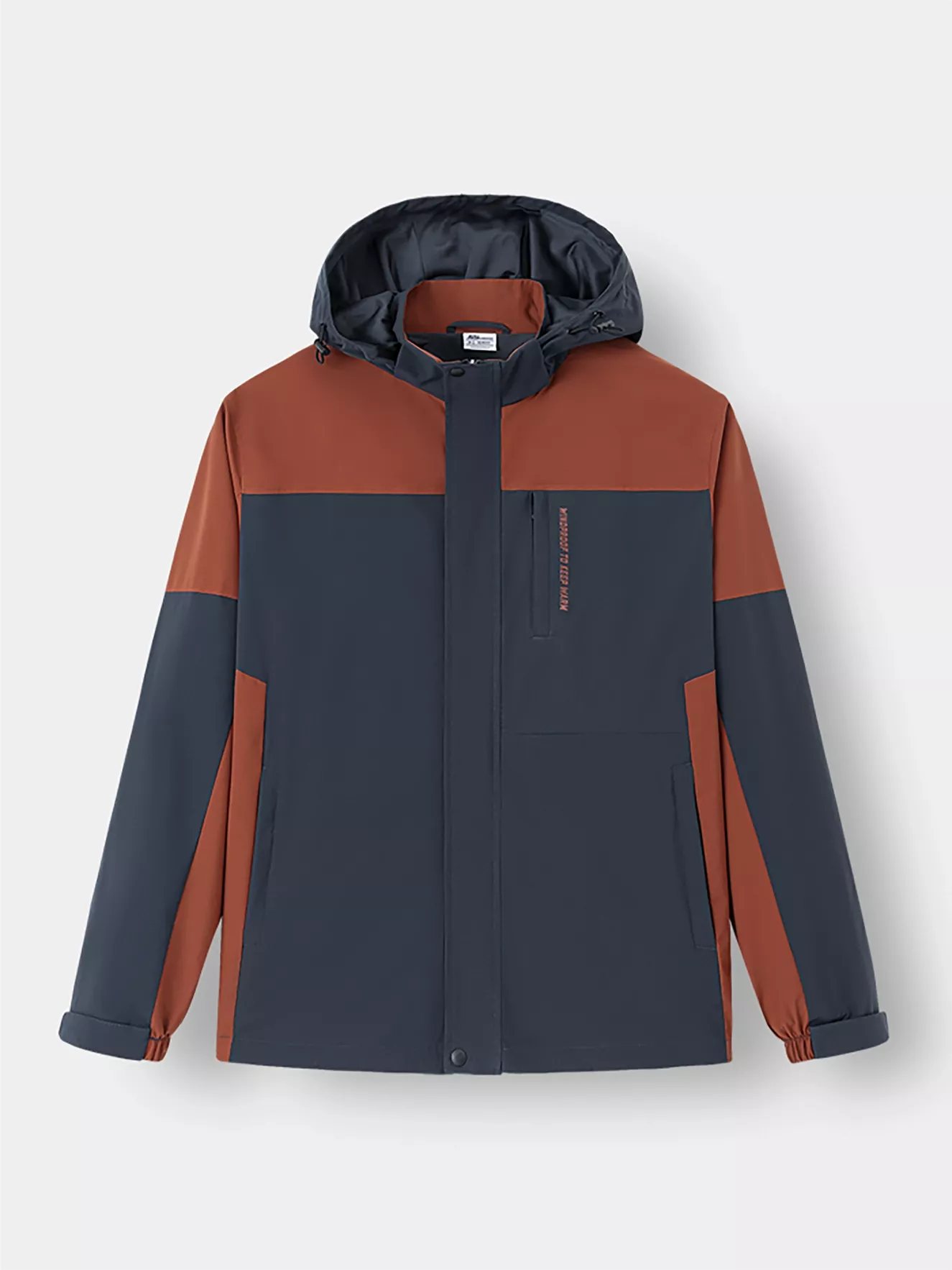 Áo Khoác Gió Lót Nỉ Phối Màu 5S Fashion Slimfit AKG23008