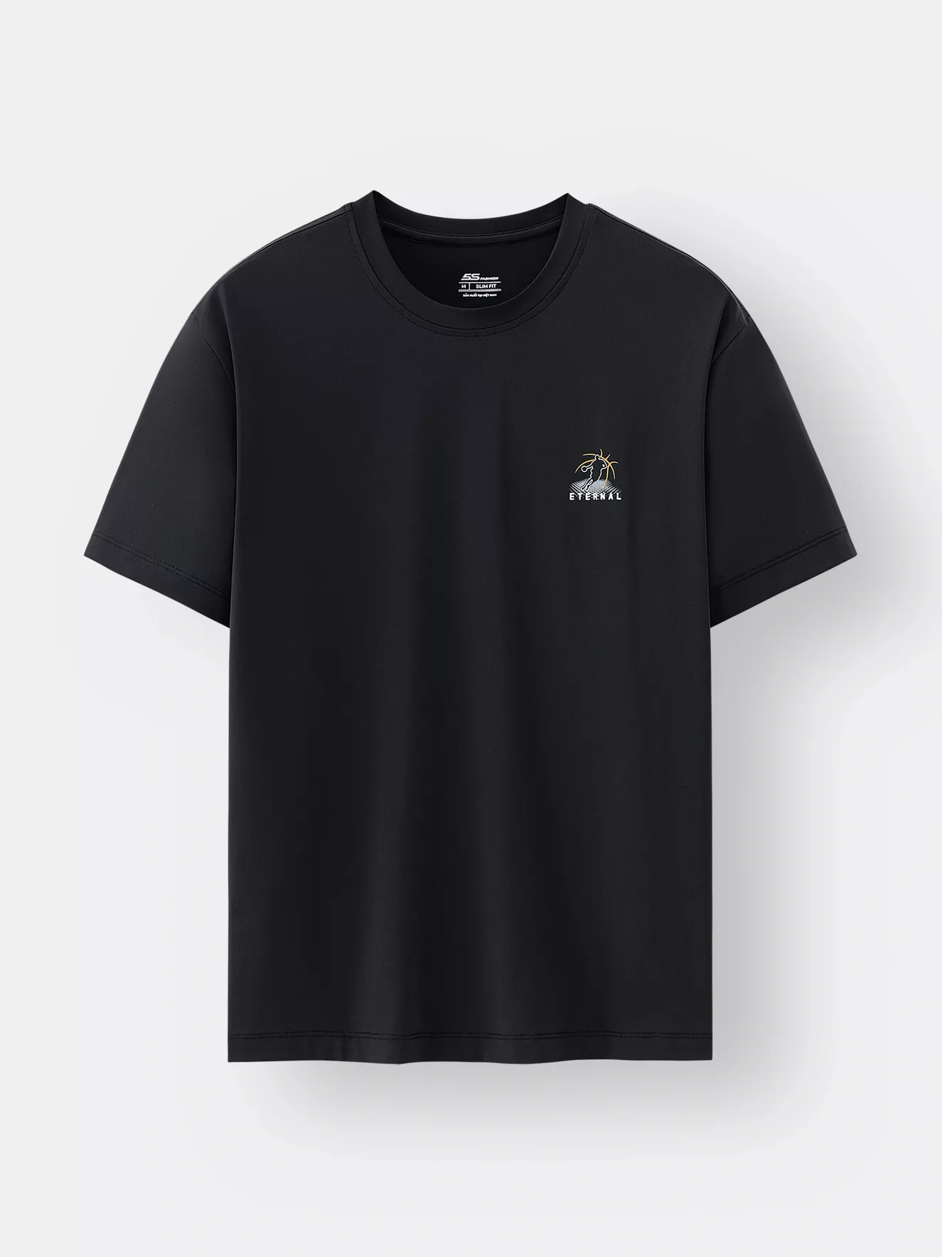 Áo Thun Nam 5S Fashion In Basic Phom Slimfit ATS25033