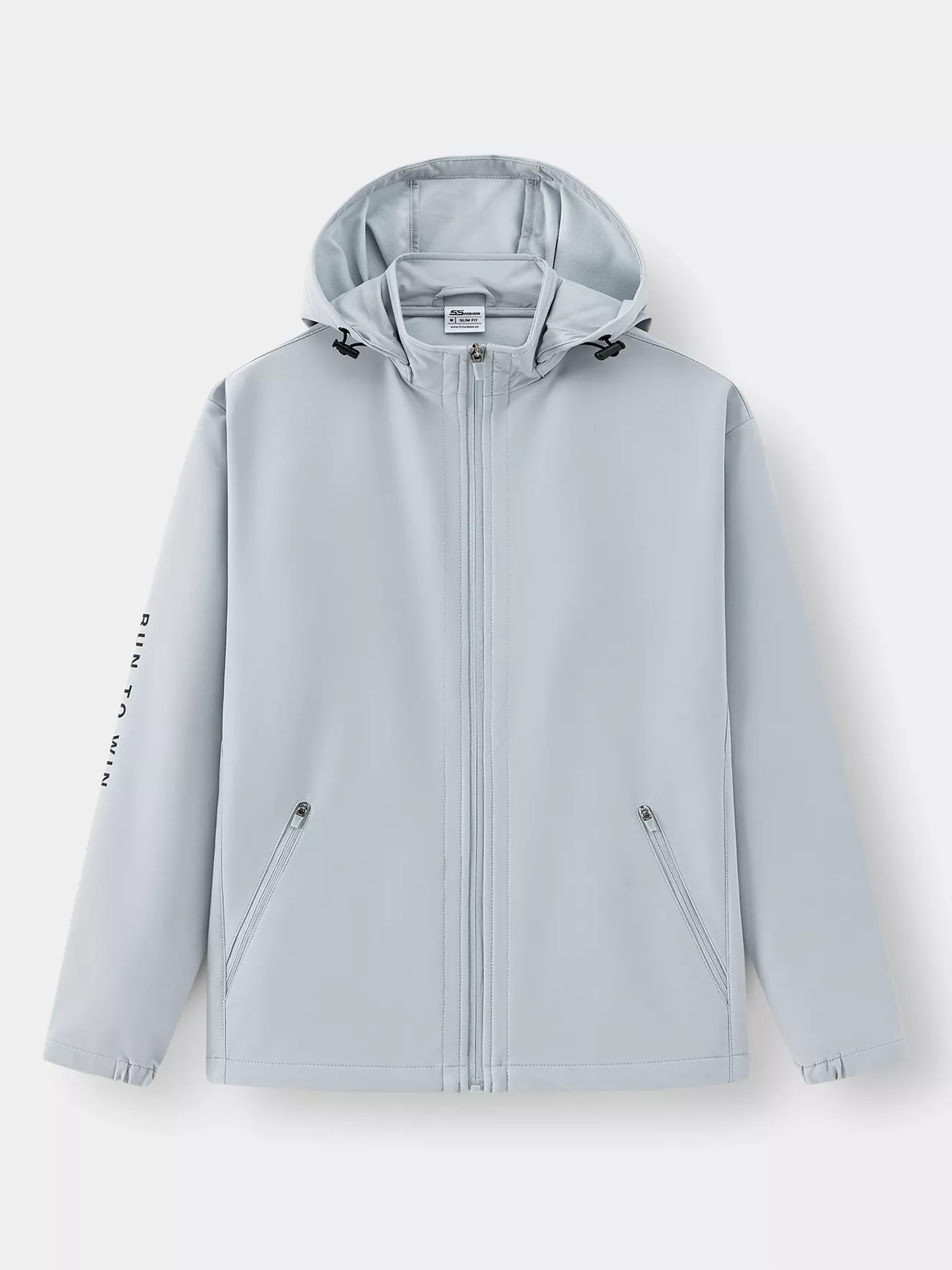 Áo Khoác Gió Nam 5S Fashion In Chữ Phom Slimfit AKG24002