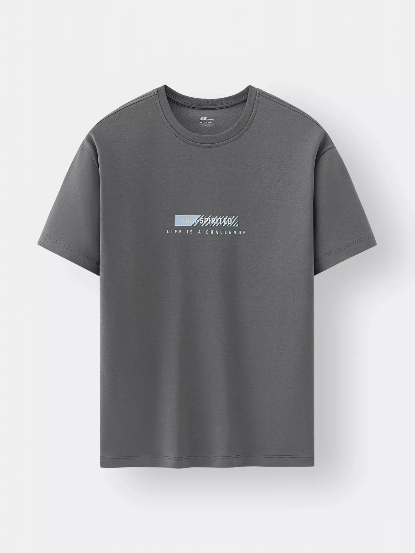 Áo Thun Nam Ngắn Tay 5S Fashion In Đơn Giản ATS25004