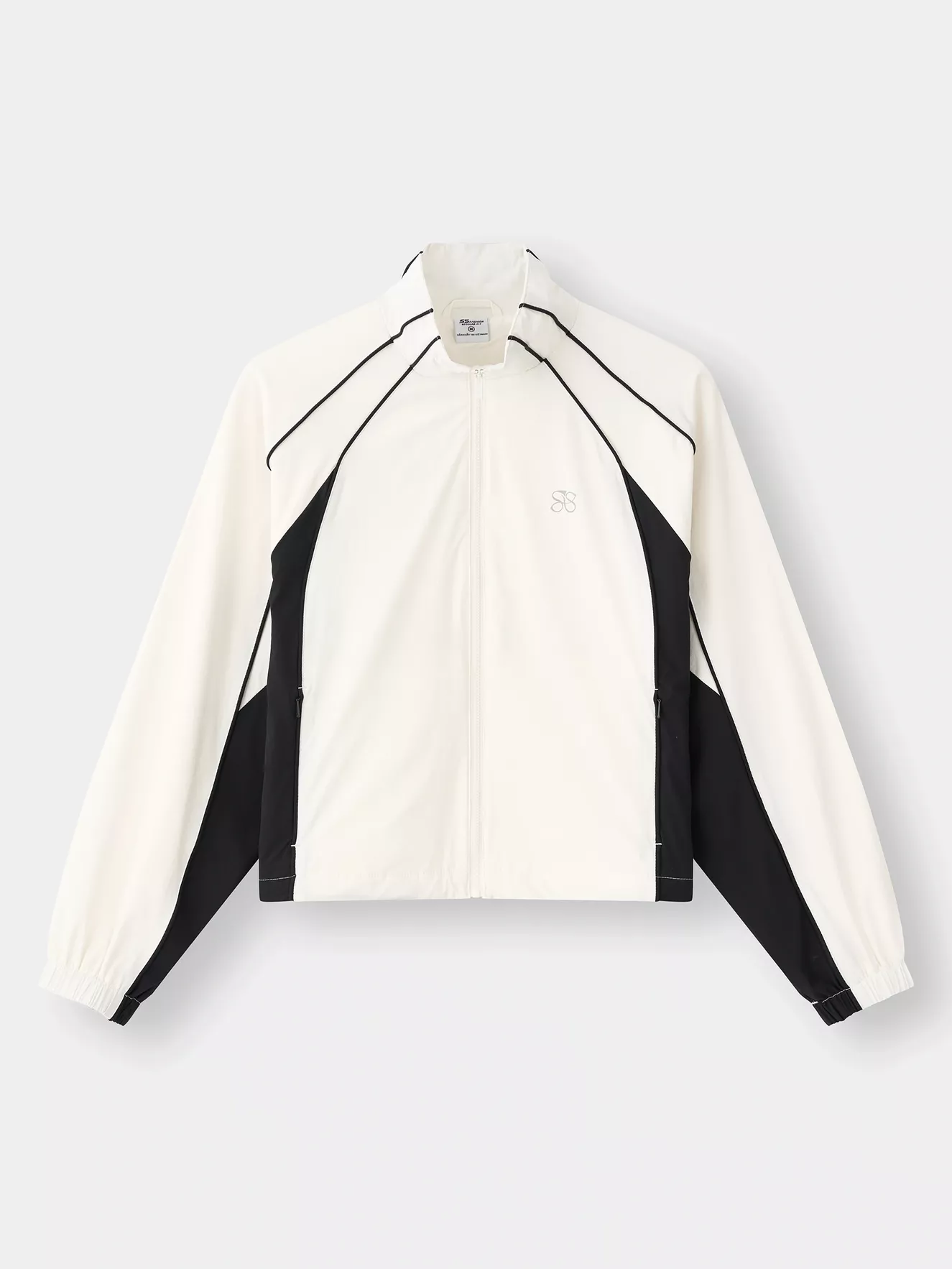 Áo Khoác Gió Nữ Cổ Đứng 5S Fashion Can Phối Phom Regular WBAKG25006