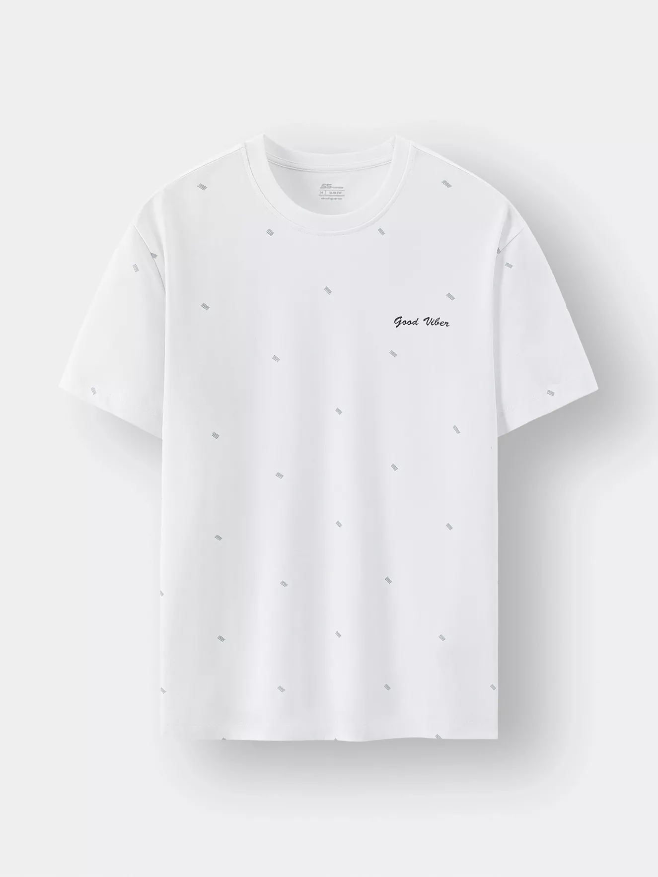 Áo Thun Nam Ngắn Tay 5S Fashion Họa Tiết Slimfit ATS24005