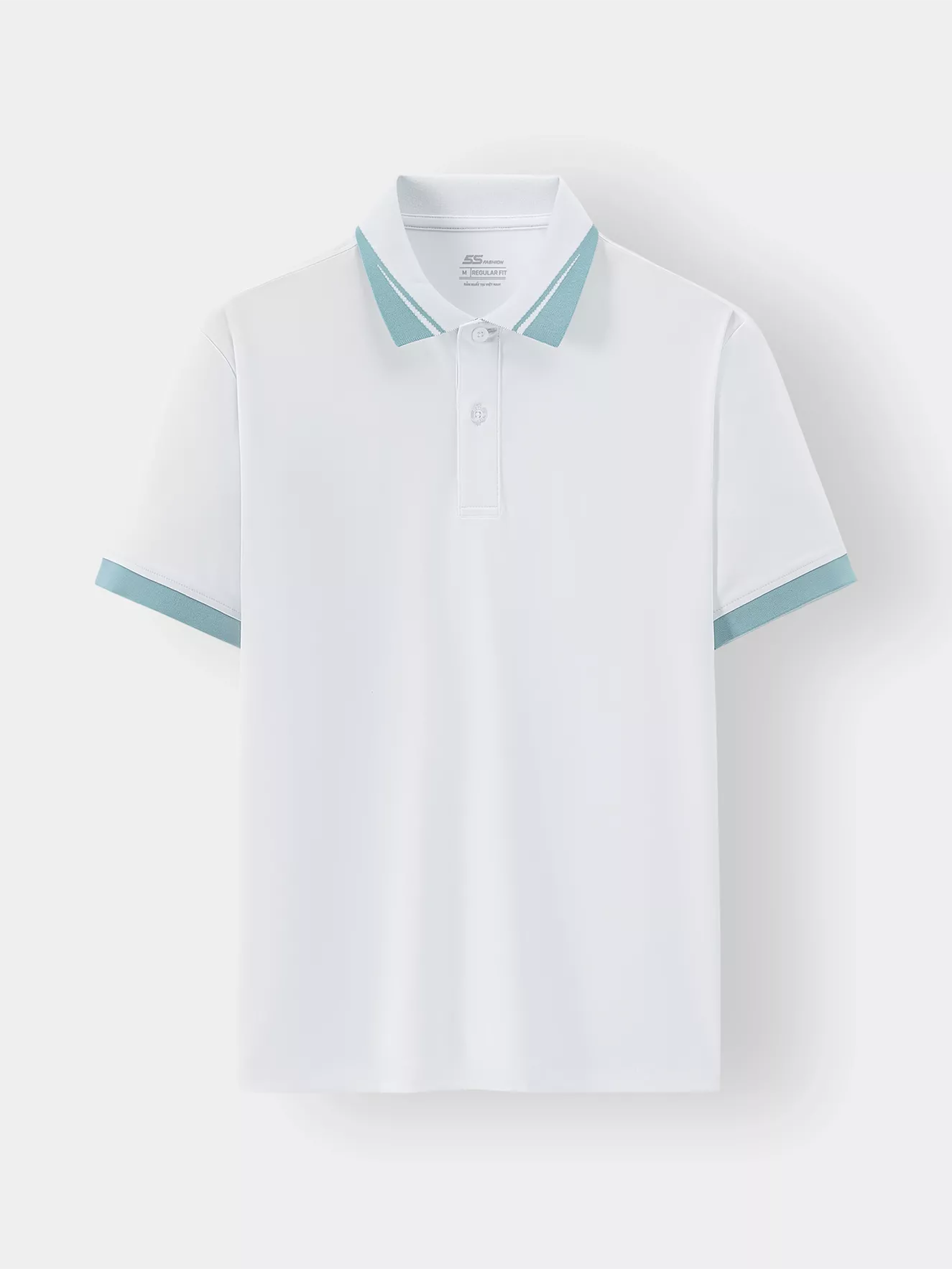 Áo Polo Nam Thể Thao 5S Fashion Bo Phối Màu Regular APC24005