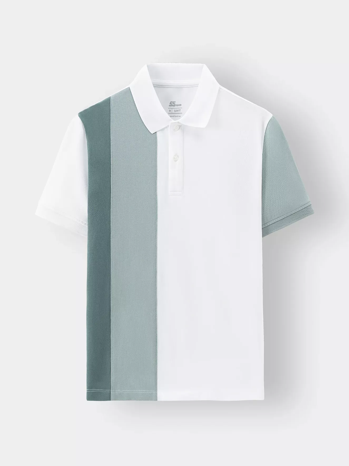 Áo Polo Nam 5S Fashion Can Phối Slimfit APC24089