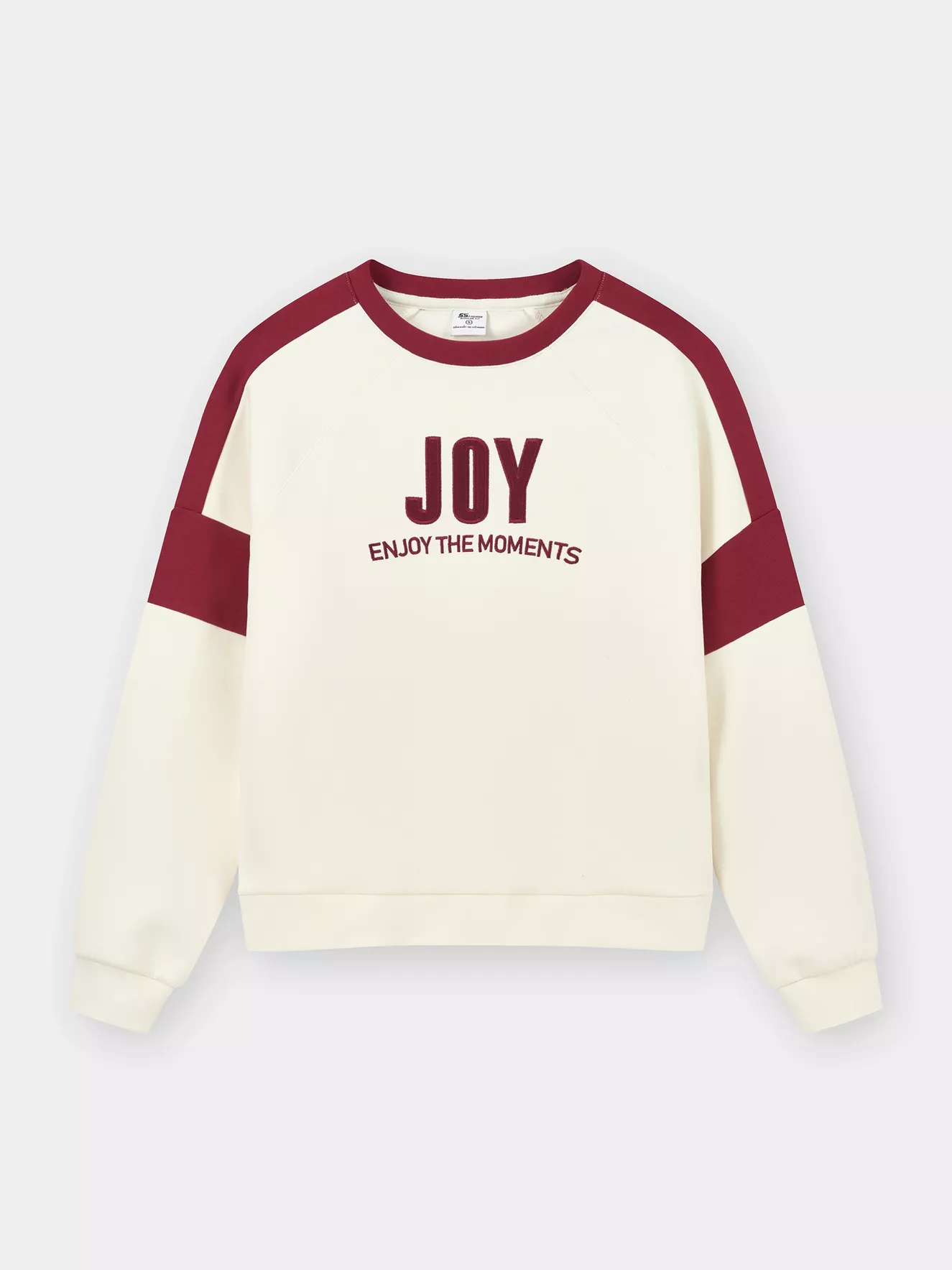 Áo Nỉ Nữ Can Phối 5S Fashion Tay Raglan Phom Regular WBANI25002