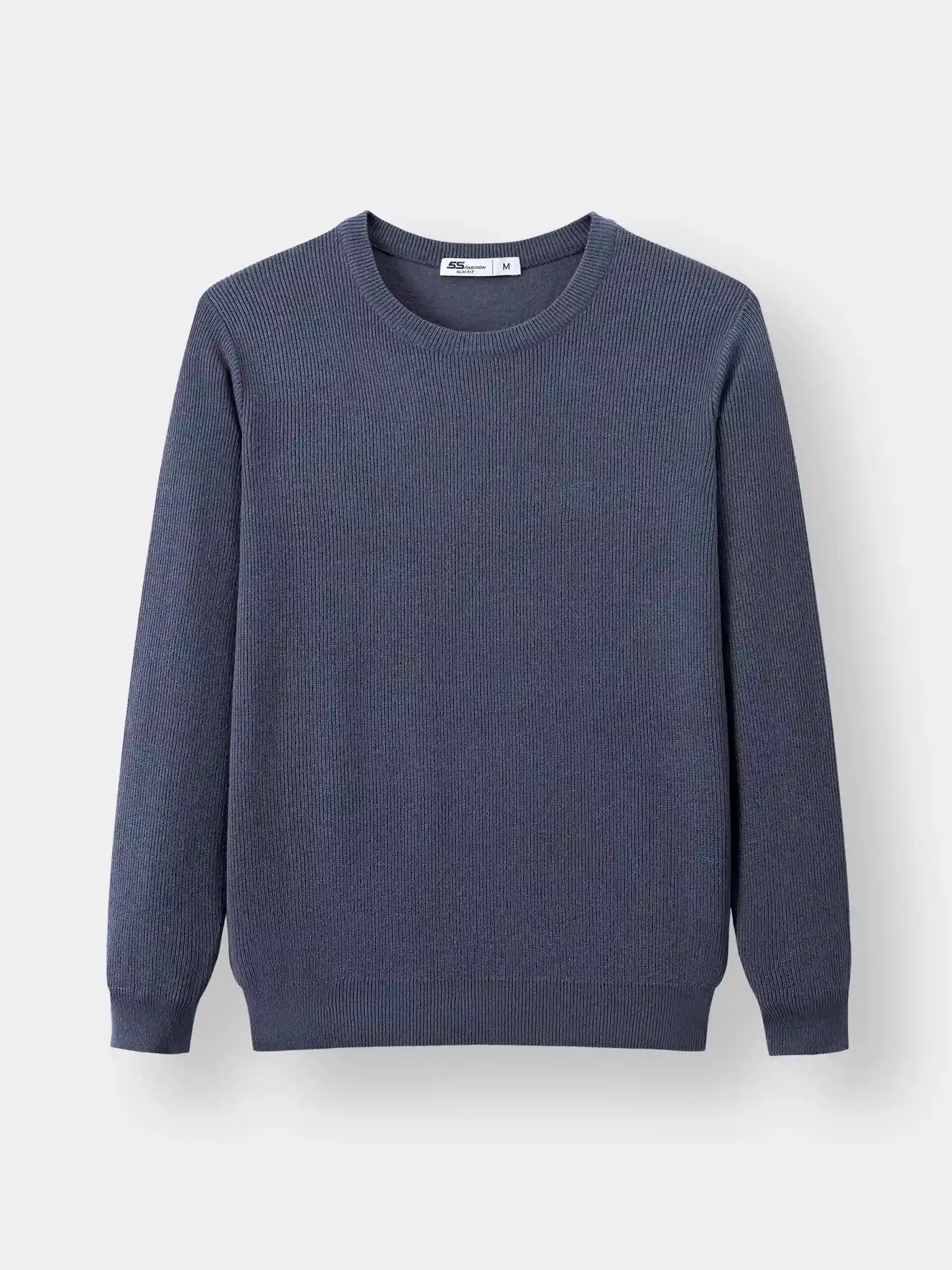 Áo Len Trơn Nam 5S Fashion Slim Fit ALO23004