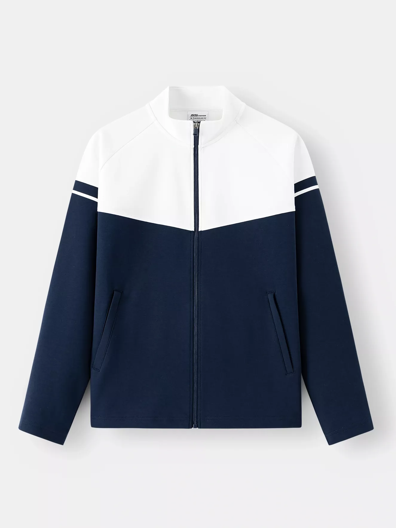 Áo Nỉ Nam Zipper 5S Fashion Can Phối Regular BAKN24015