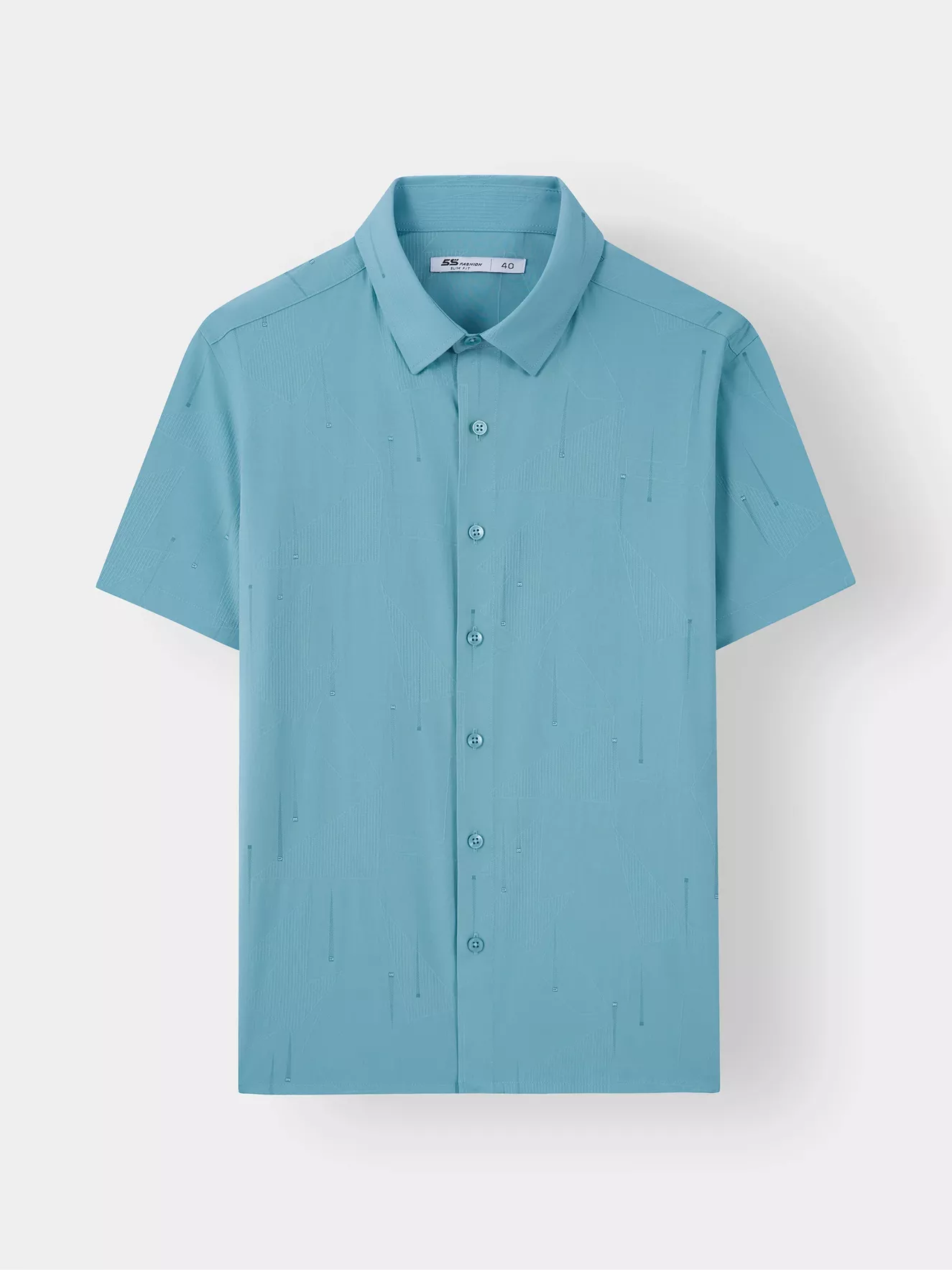 Áo Sơ Mi Nam 5S Fashion Họa Tiết Slimfit ASC25008