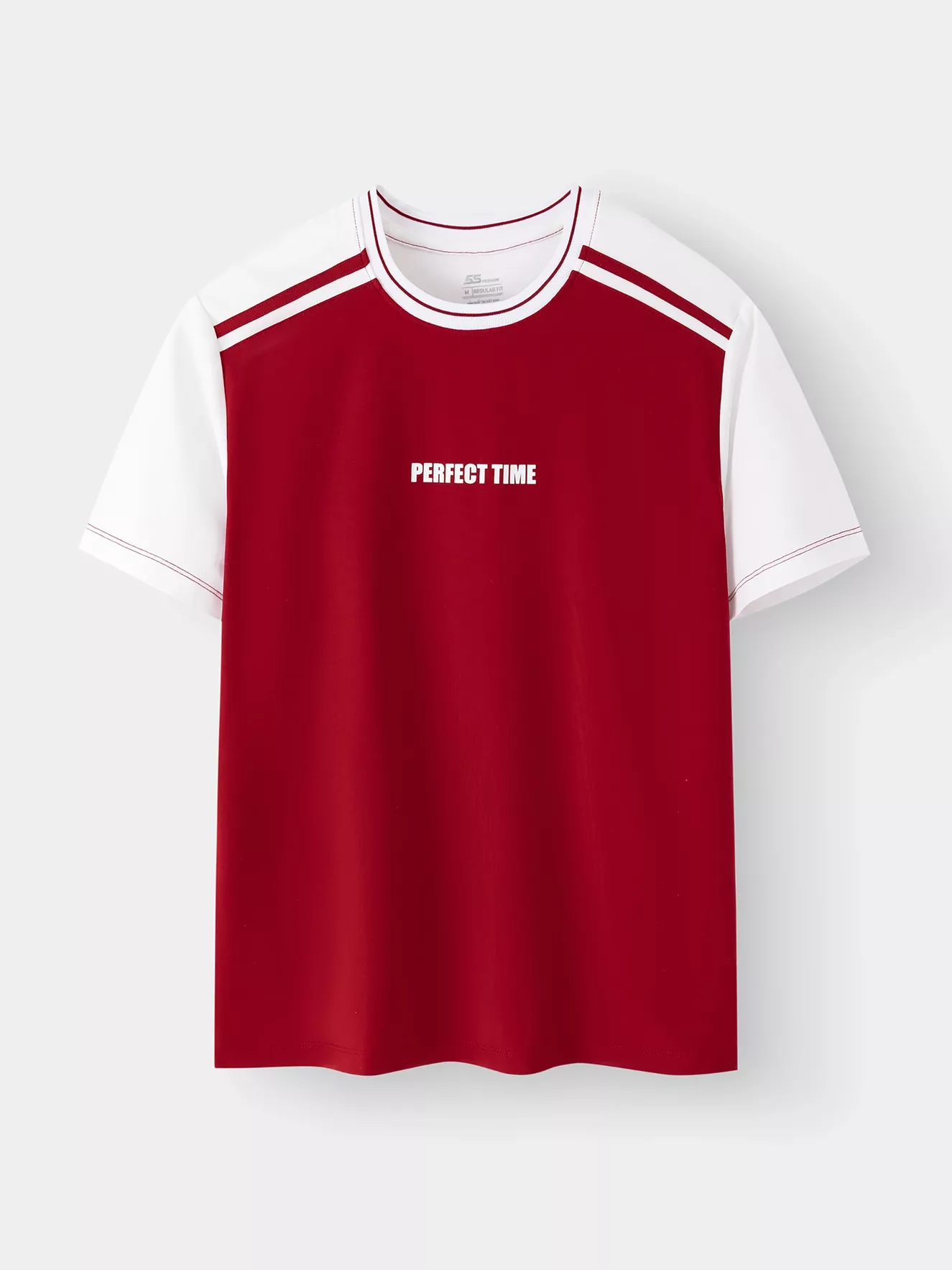 Áo Thun Nam Can Phối 5S Fashion Phom Regular ATS25029