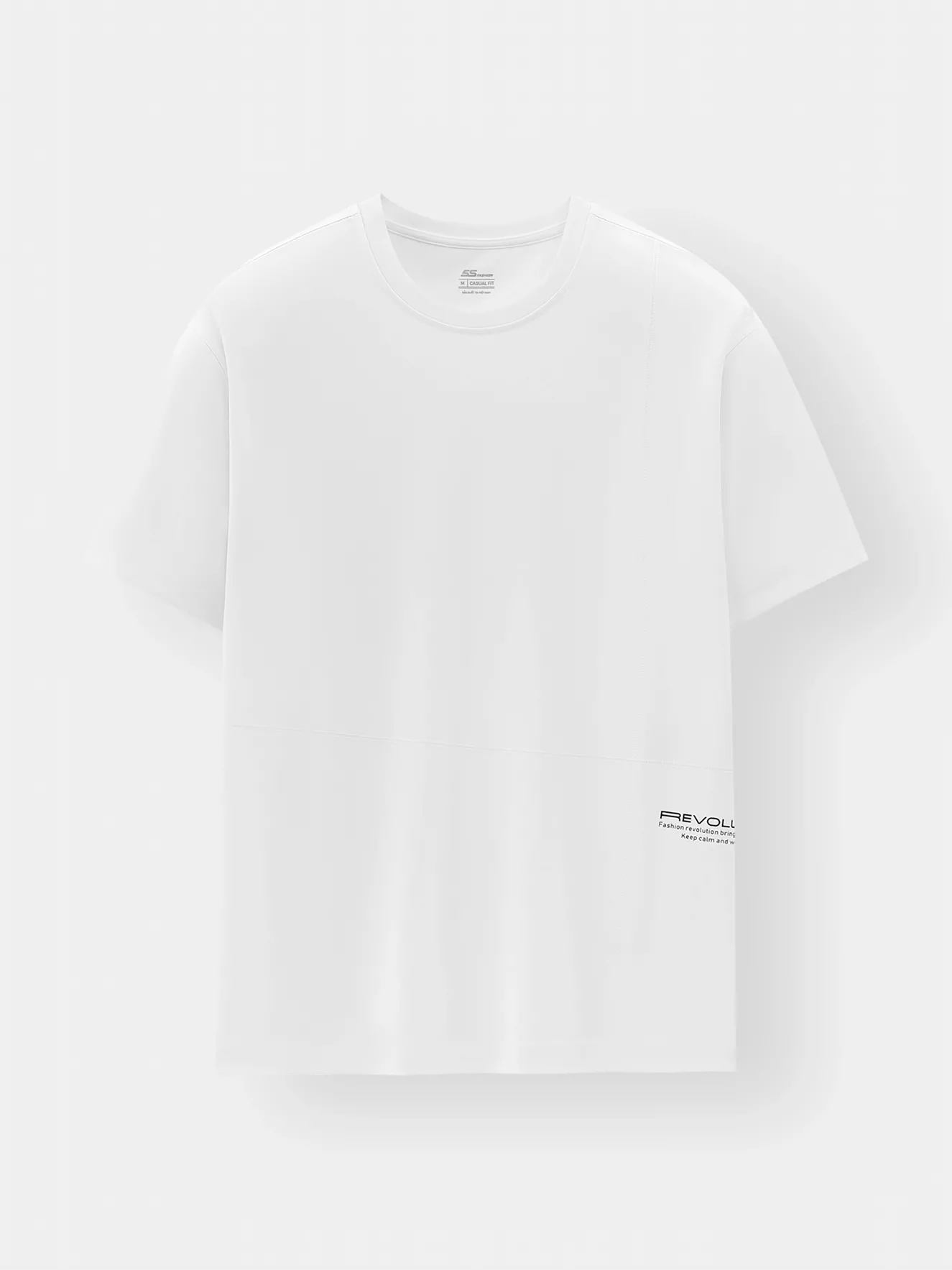 Áo Thun Nam Tay Ngắn 5S Fashion In Phong Cách ATS25046