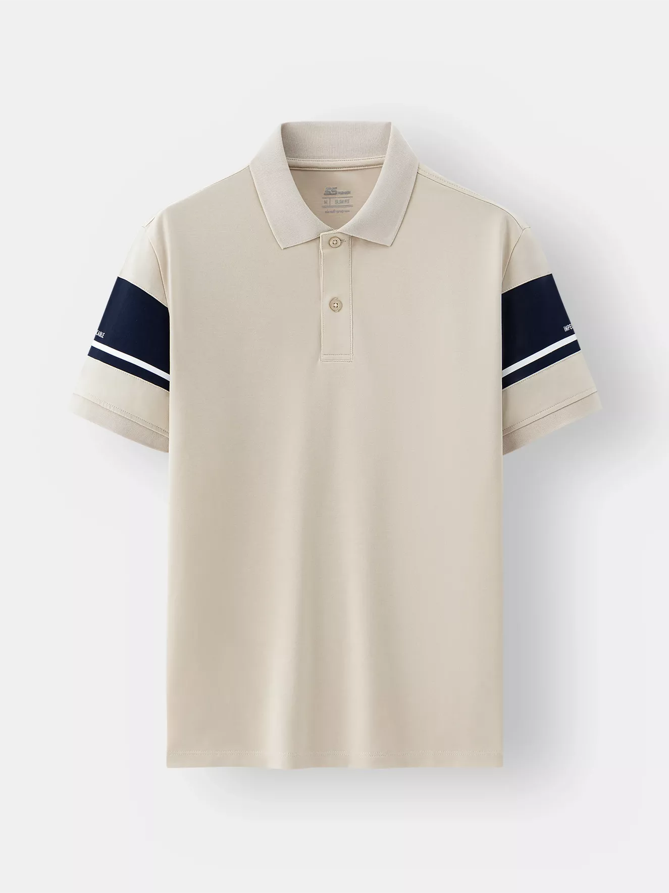 Áo Polo Nam Pique 5S Fashion Can Phối Phom Slimfit APC25043