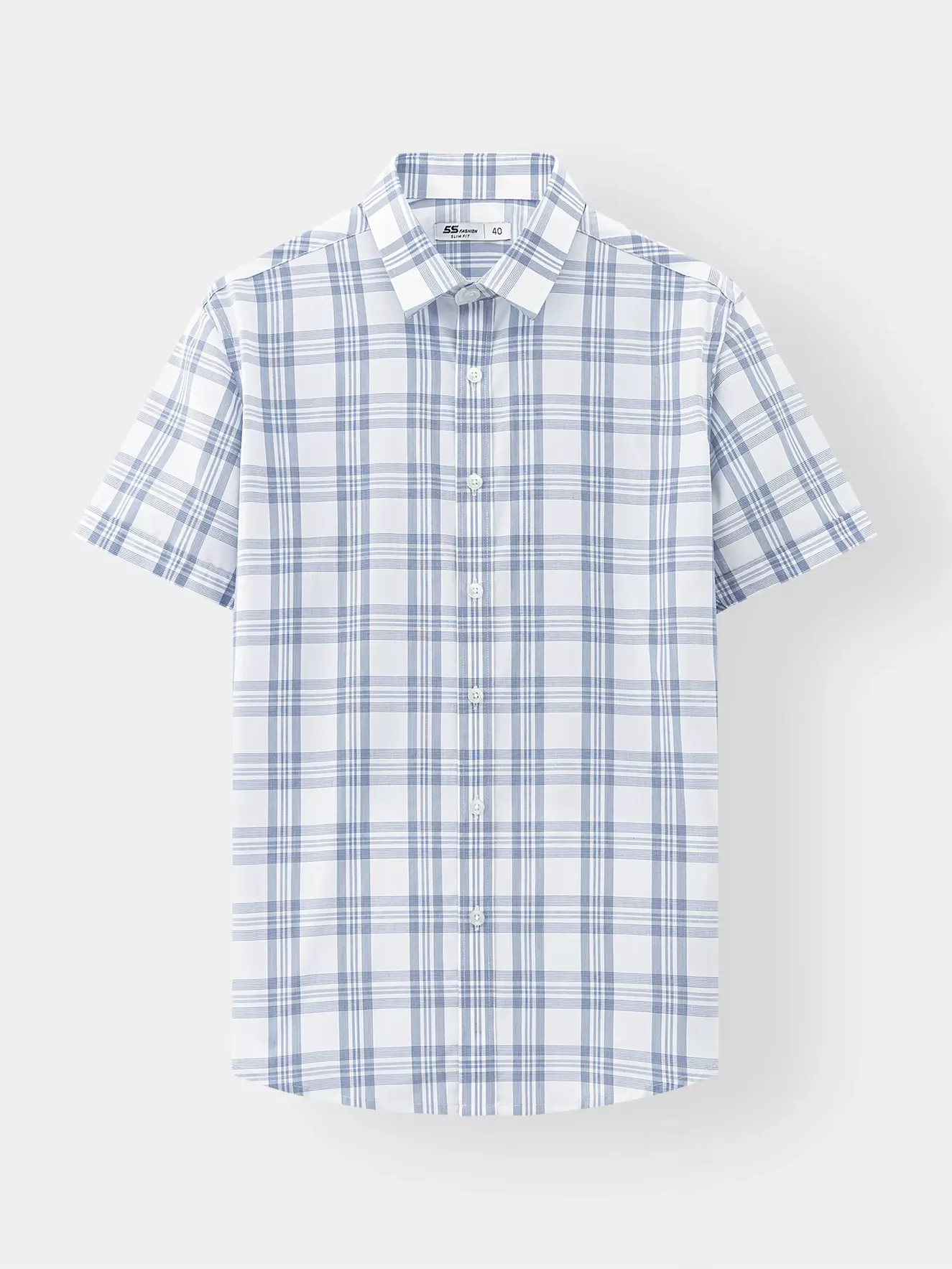 Áo Sơ Mi Nam 5S Fashion Kẻ Caro Sang Trọng Slimfit ASC25019