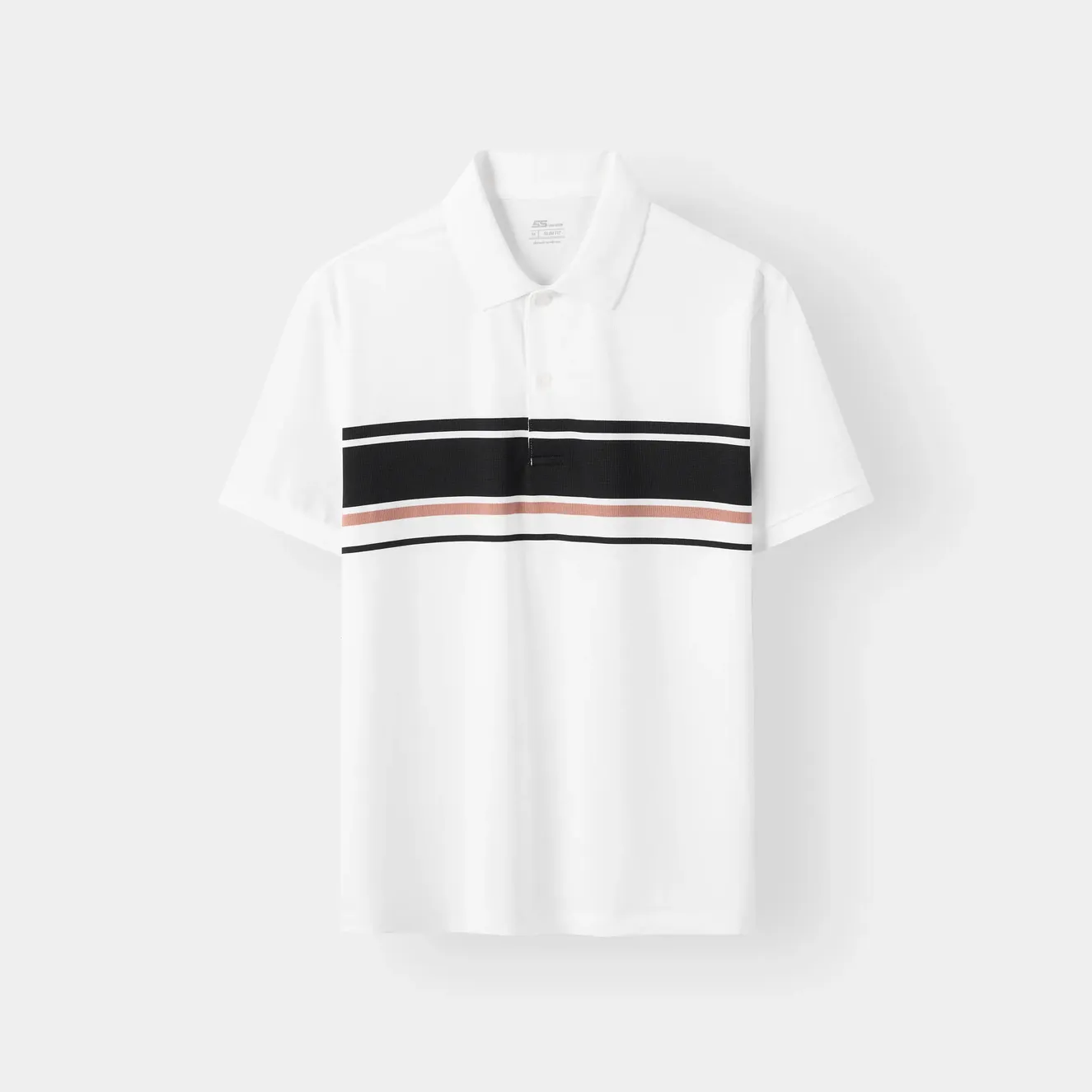 Áo Polo Nam 5S Fashion Phối Sọc Kẻ Ngang Phom M0APC26090