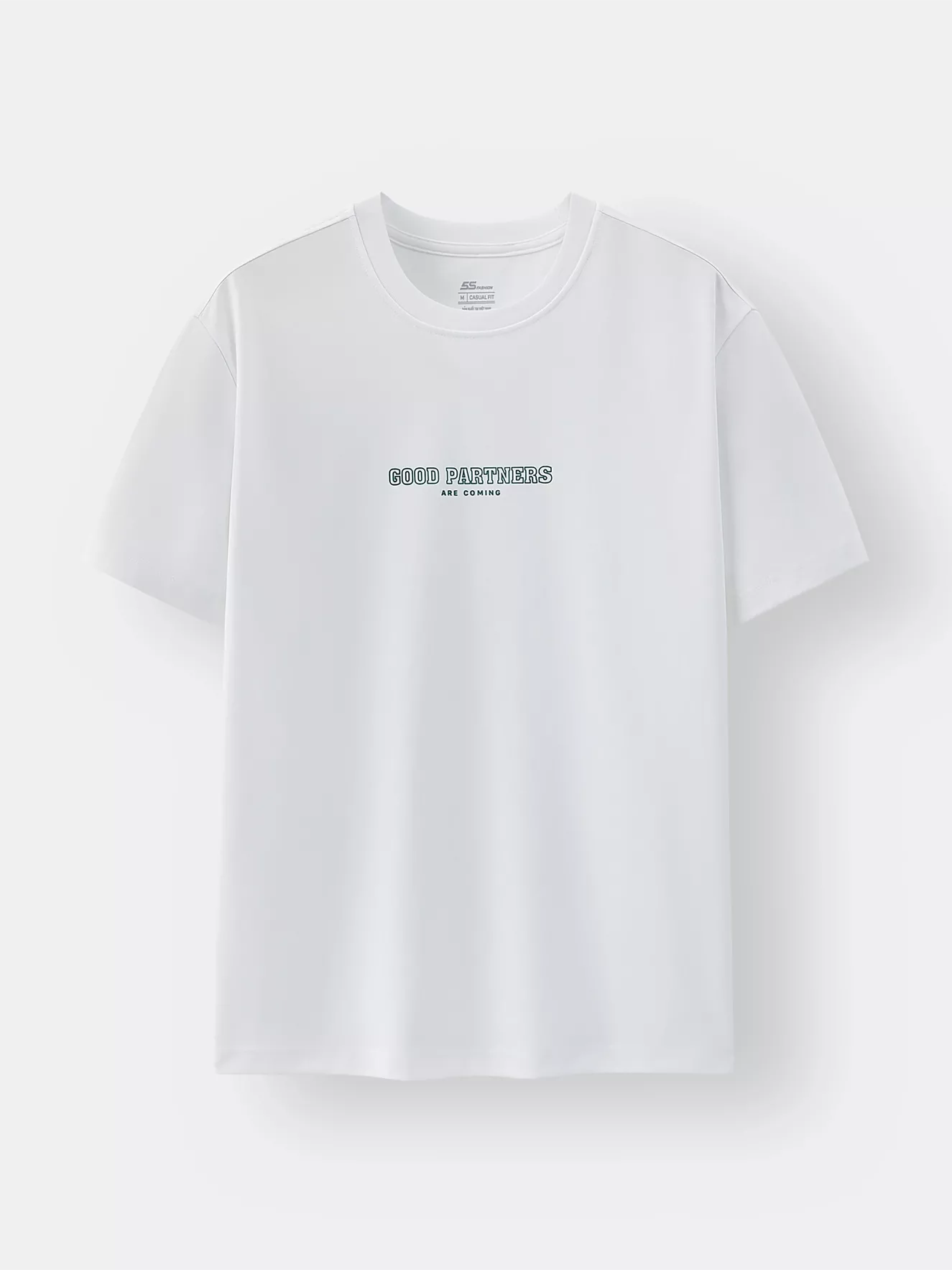 Áo Thun Cổ Tròn Cotton 5S Fashion In Đơn Giản Casual ATS25031